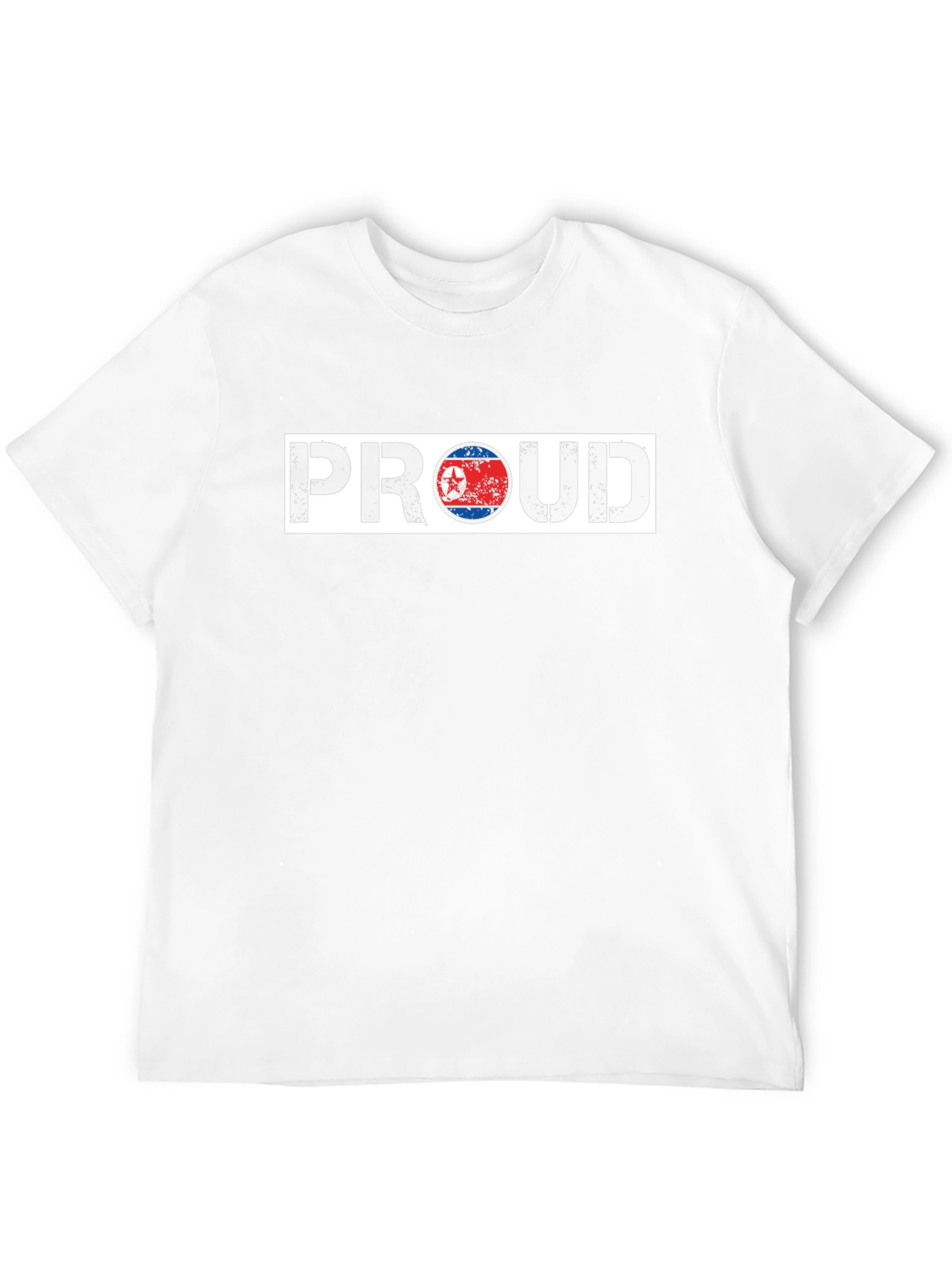 Black Proud North Korea Flag Graphic T-Shirt view 12