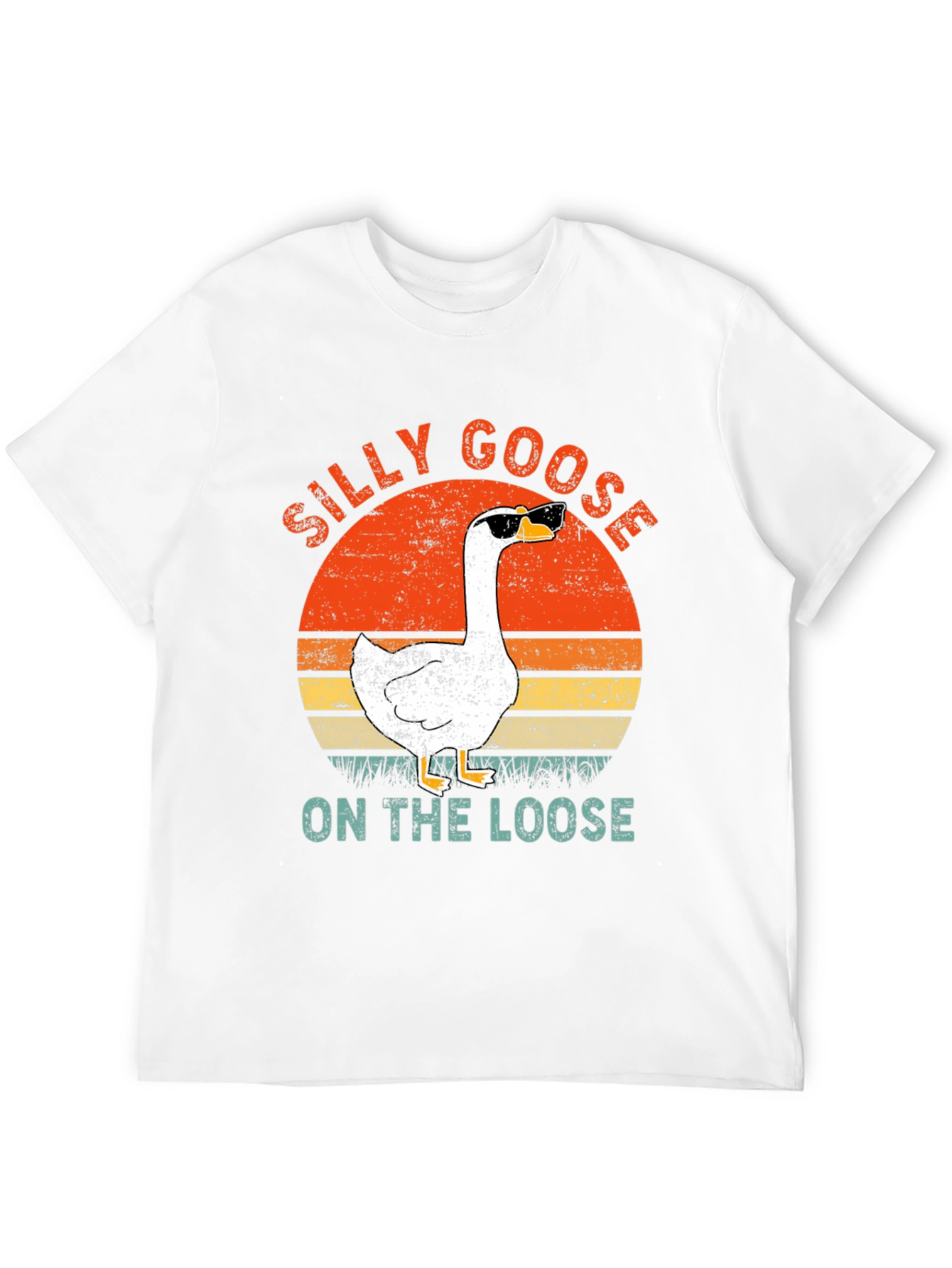 Black Silly Goose On The Loose Graphic T-Shirt view 12