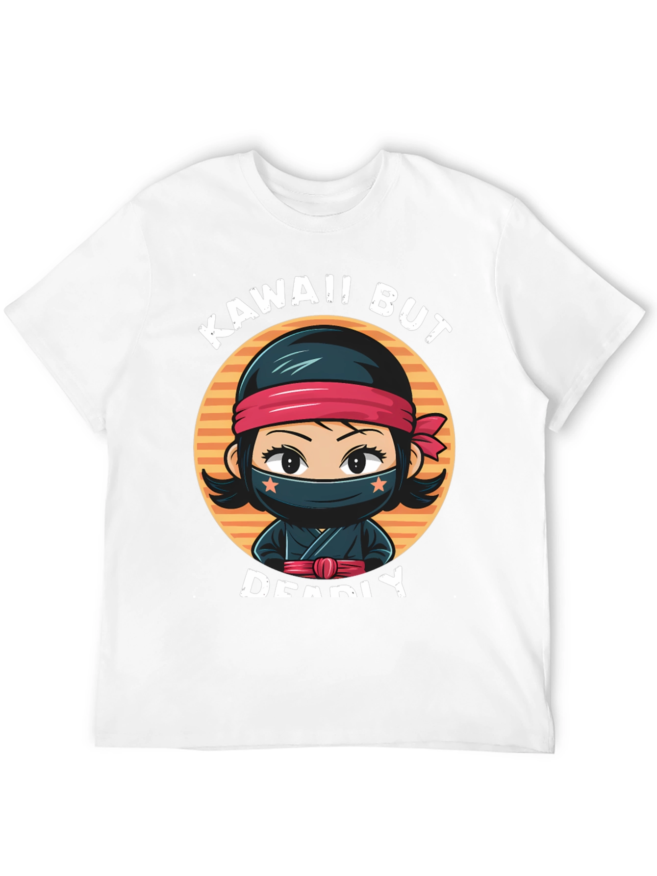 Black Kawaii But Deadly Ninja T-Shirt view 12