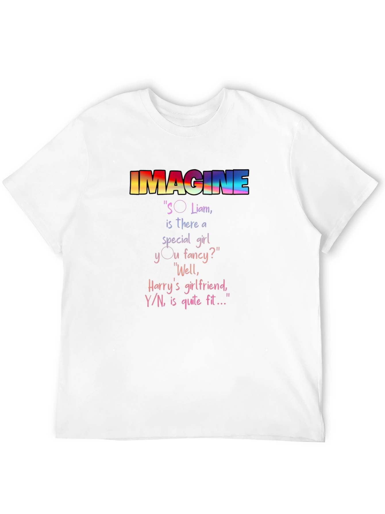 Black Imagine Novelty T-Shirt view 12
