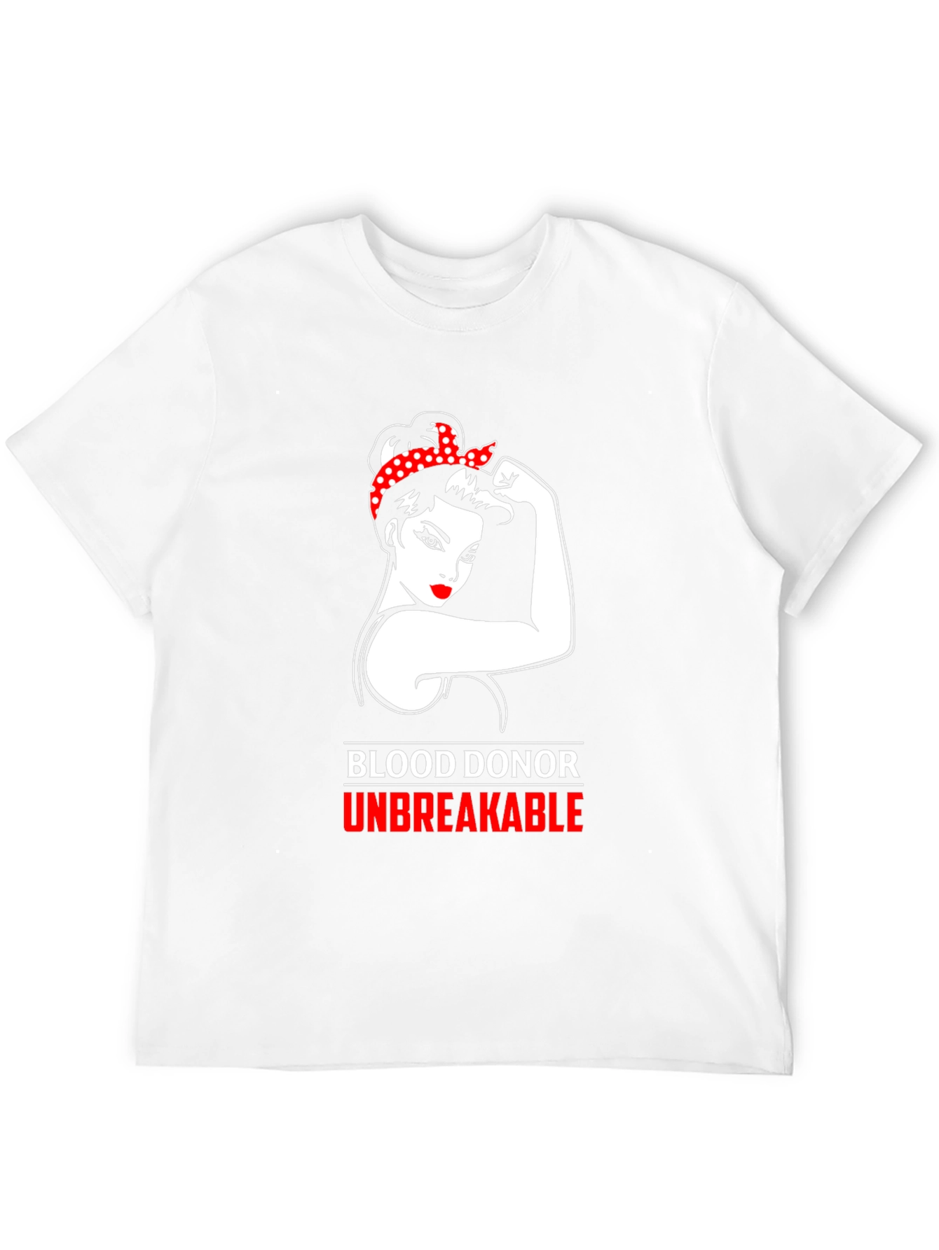 Black Blood Donor Unbreakable T-Shirt view 12