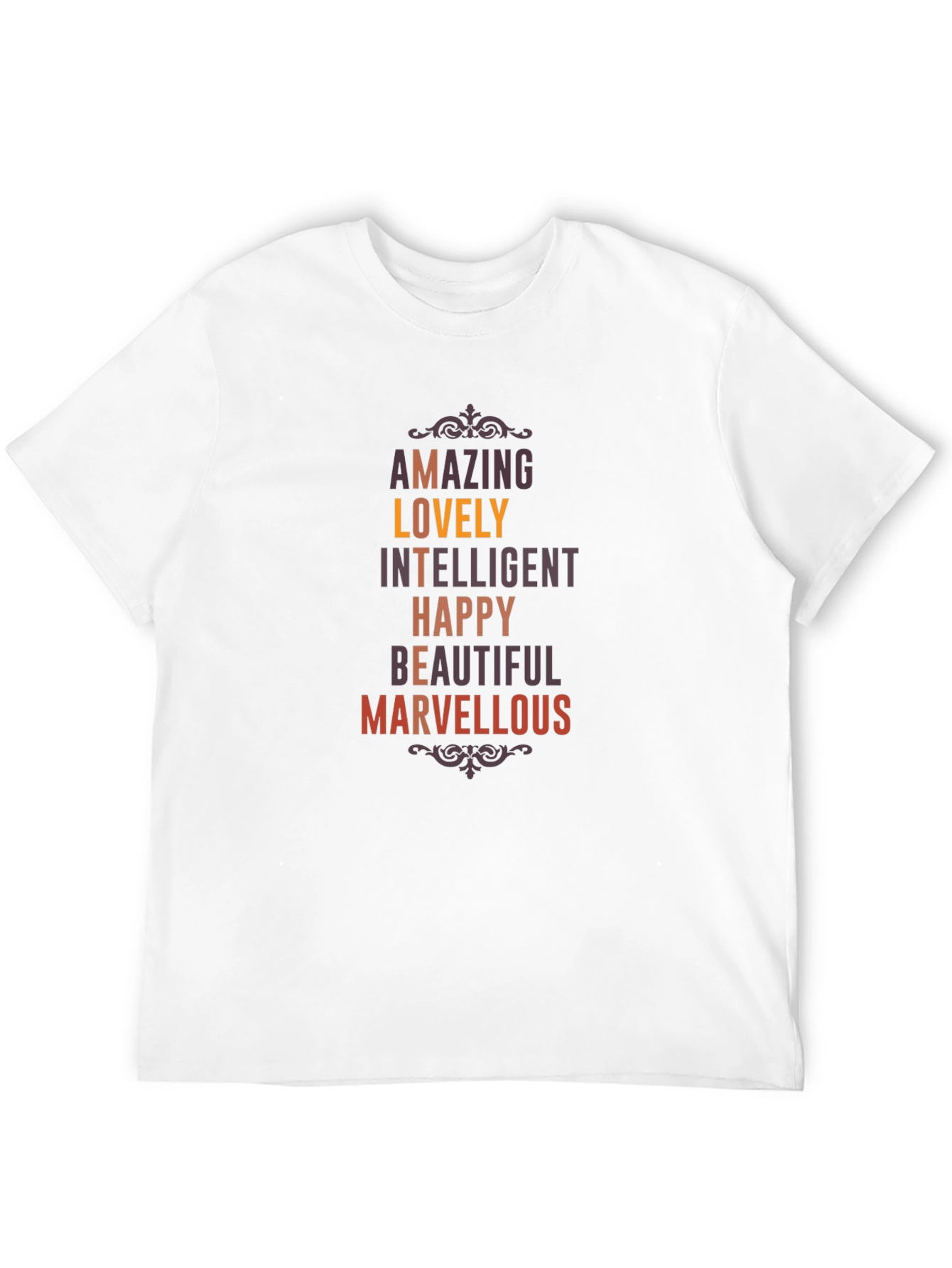 Black Amazing Lovely Intelligent T-Shirt view 12