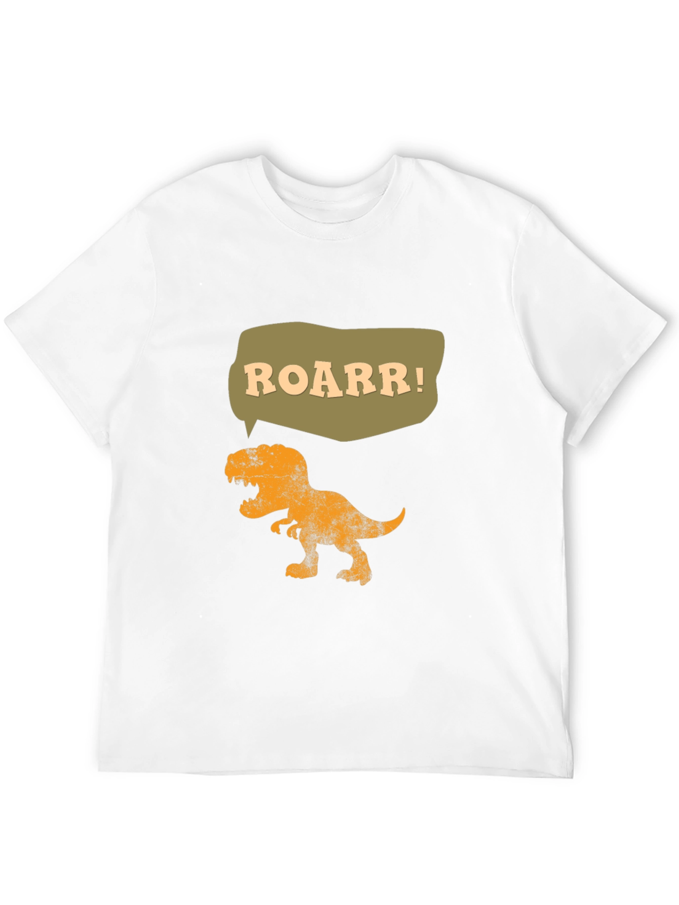 Black Roarr! Dinosaur Graphic Tee - Black Cotton T-Shirt view 12
