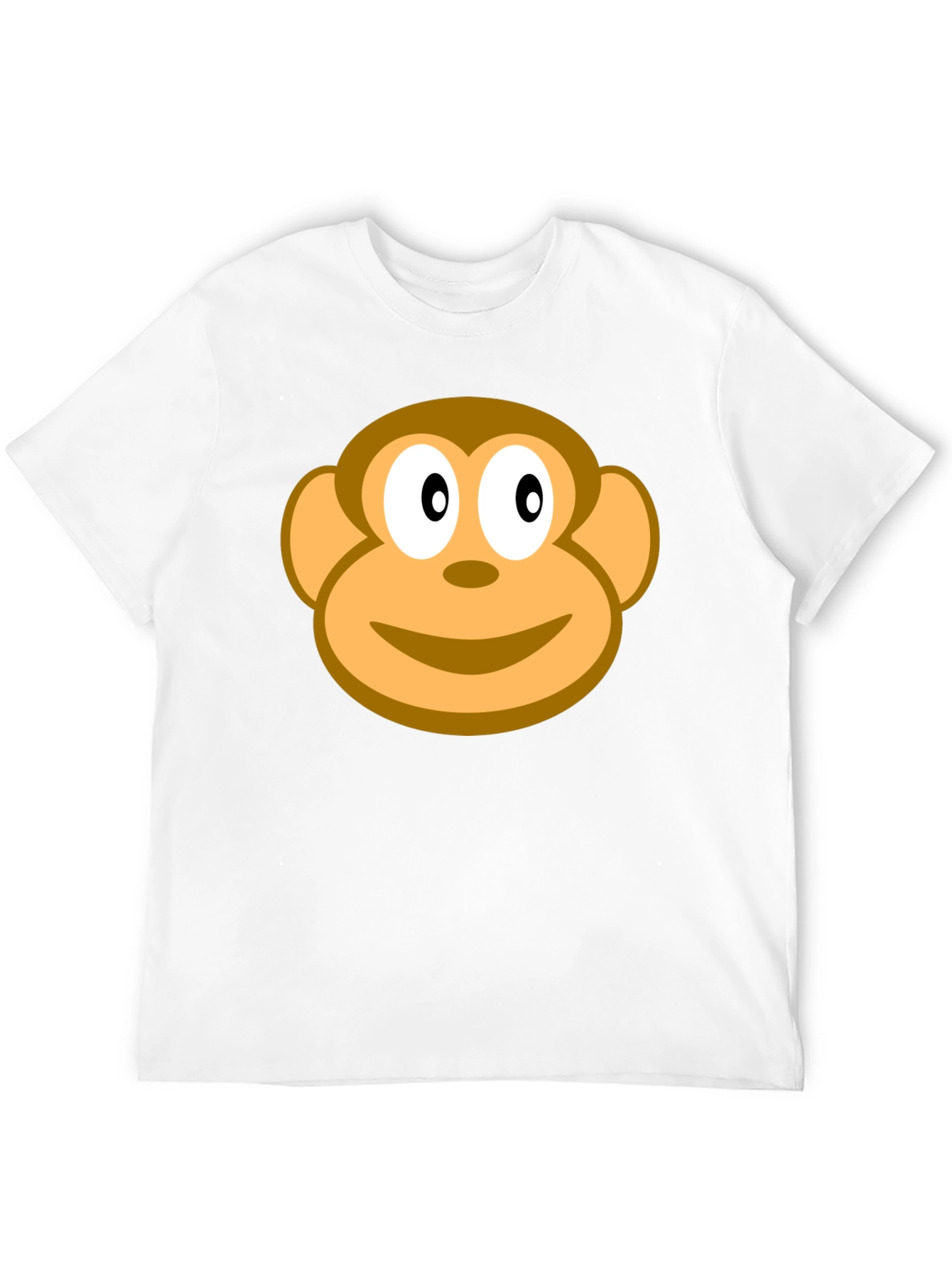 Black Monkey Face Graphic Black T-Shirt view 12