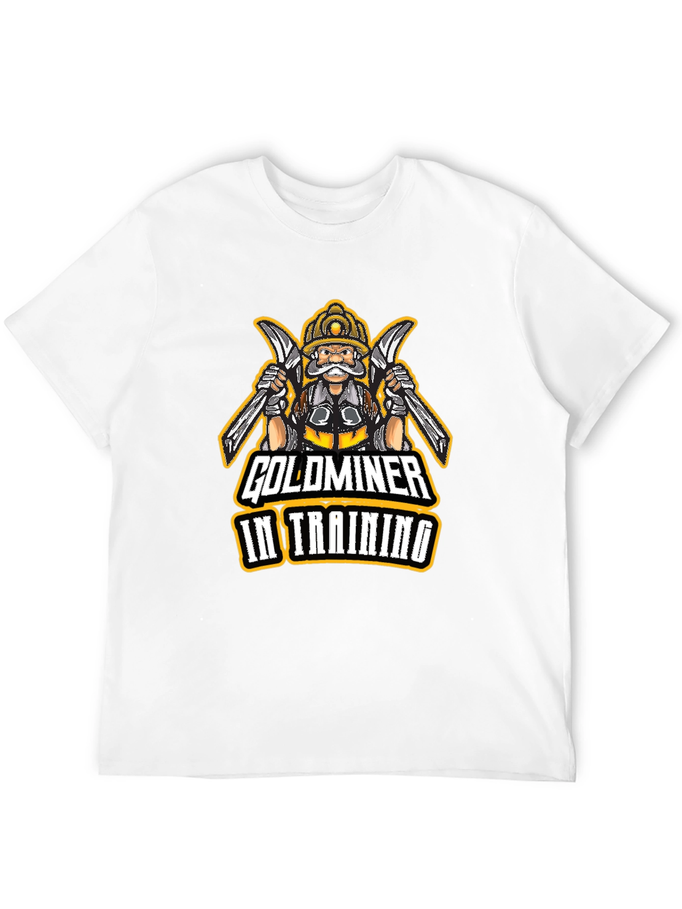 Black Goldminer In Training Black T-Shirt view 12