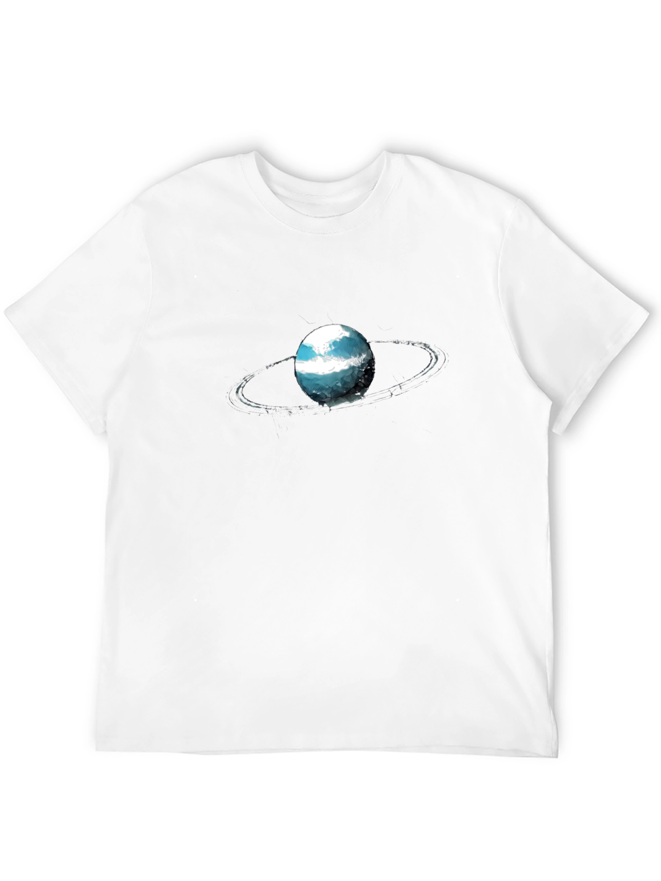 Black Planet Graphic Black T-Shirt view 12
