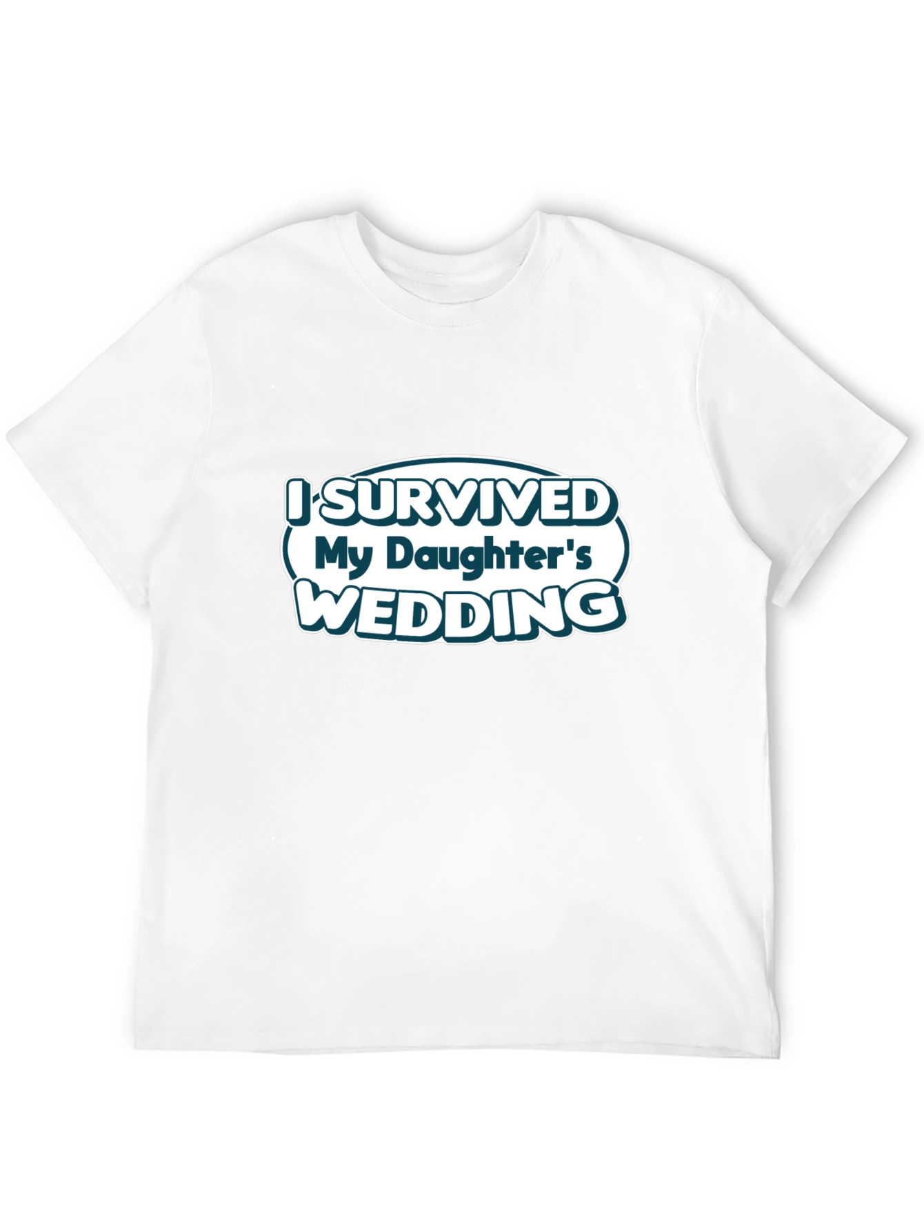 Black I Survived My Daughter's Wedding T-Shirt view 12