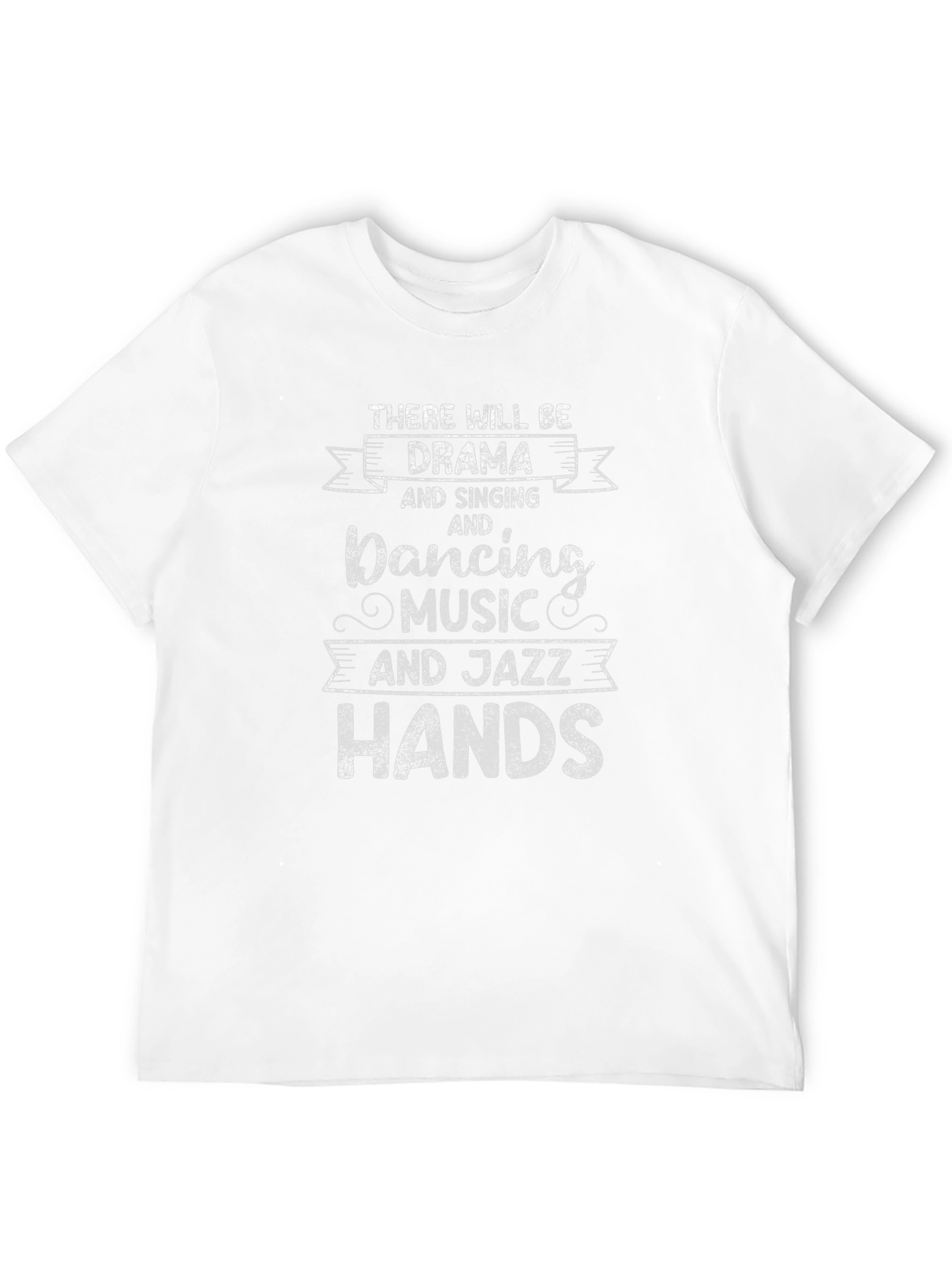 Black Drama & Singing Tee - Dancing, Music, Jazz Hands T-Shirt view 12