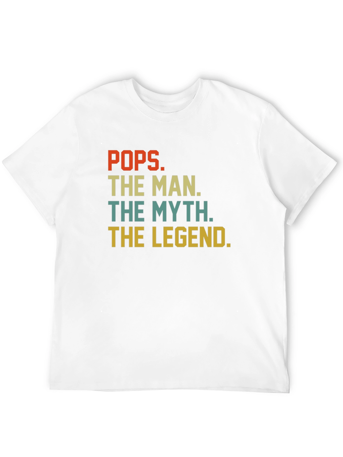 Black Pops The Man The Myth The Legend T-Shirt view 12