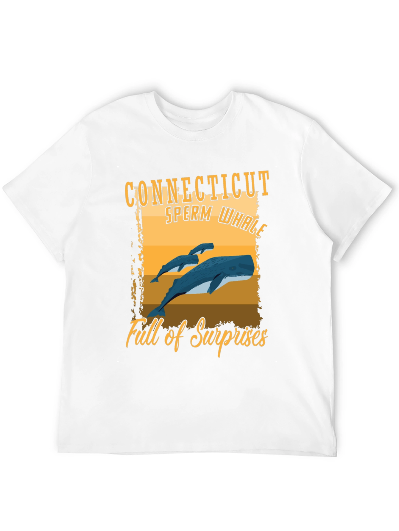 Black Connecticut Sperm Whale T-Shirt: Full of Surprises  view 12