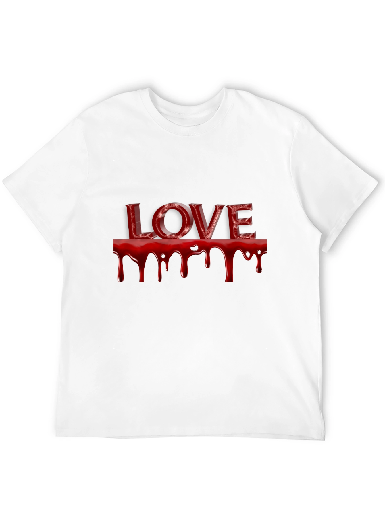 Black Bloody Love T-Shirt - Dark Valentine's Tee view 12