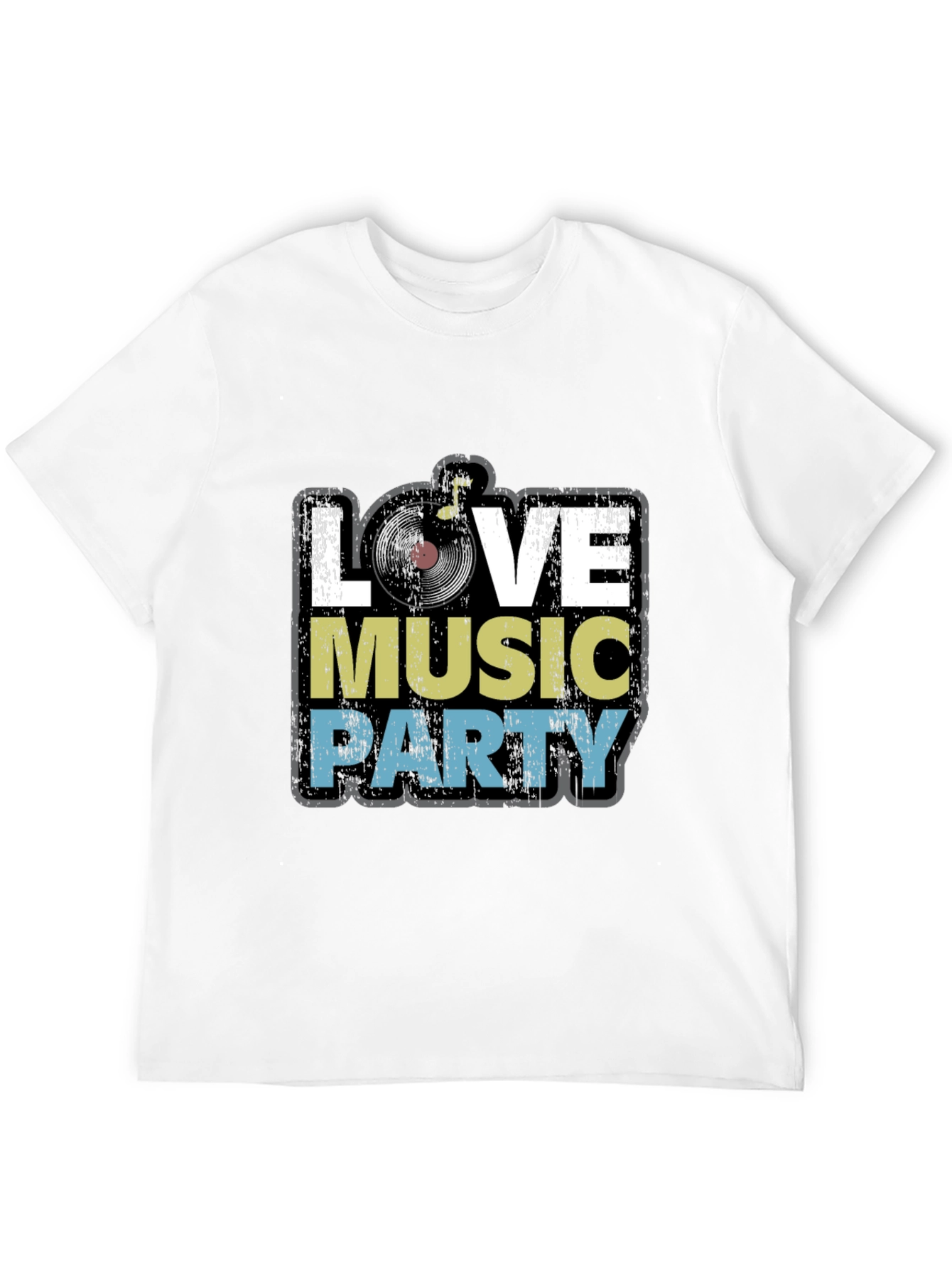 Black Love Music Party T-Shirt - Retro Style view 12