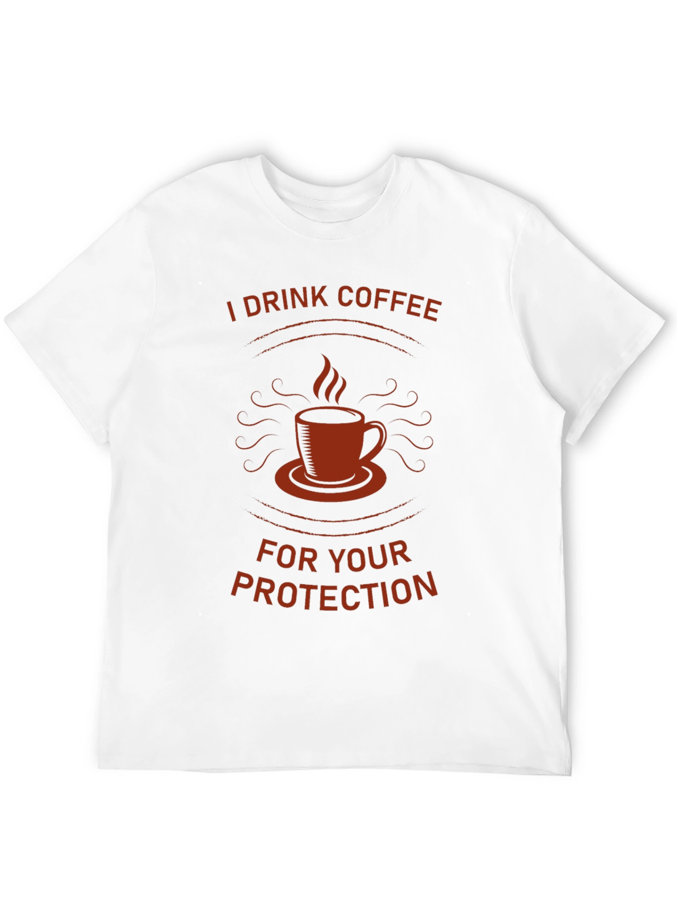 Black I Drink Coffee For Your Protection T-Shirt view 12