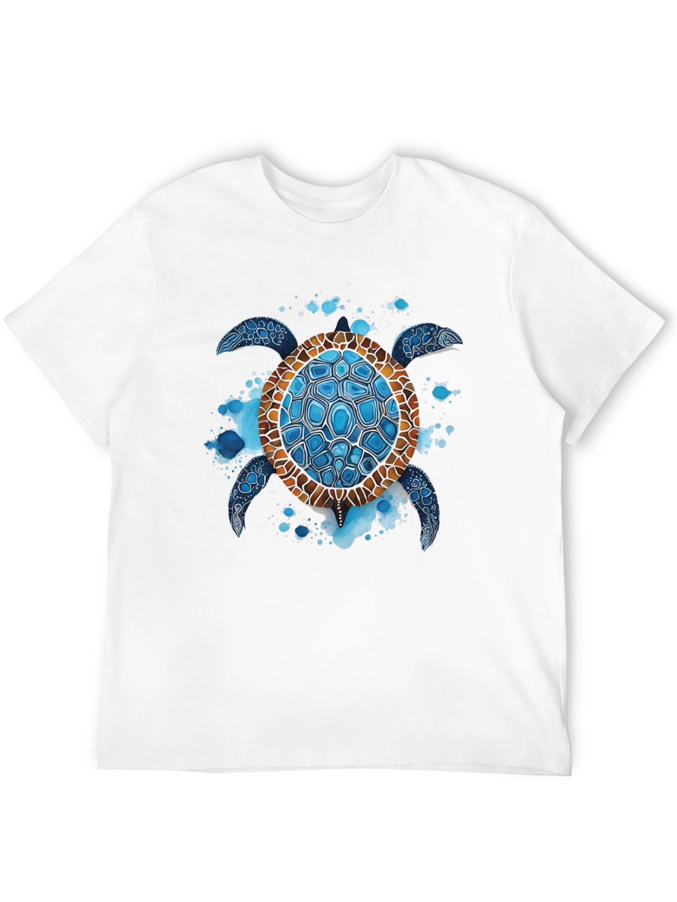 Black Sea Turtle Graphic T-Shirt - Unique Ocean Lover Tee view 12
