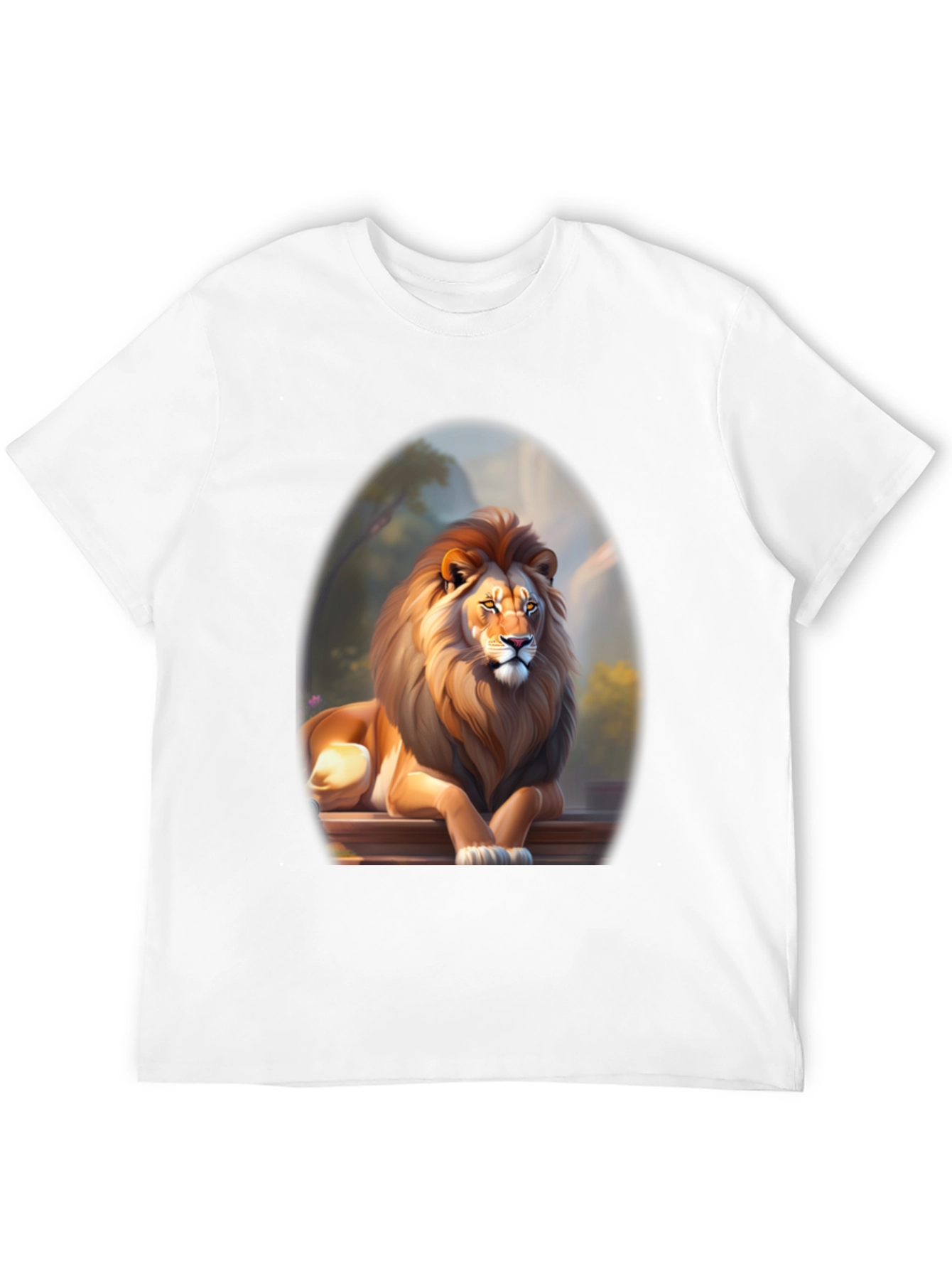 Black Lion Graphic Tee - Bold Black T-Shirt view 12