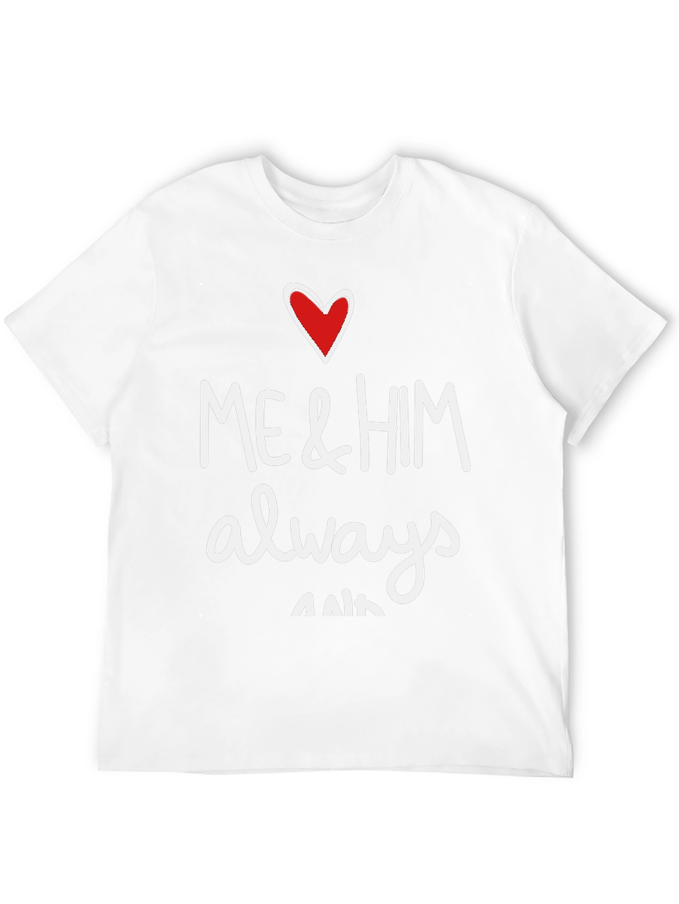 Black Me & Him Always & Forever Graphic Tee view 12