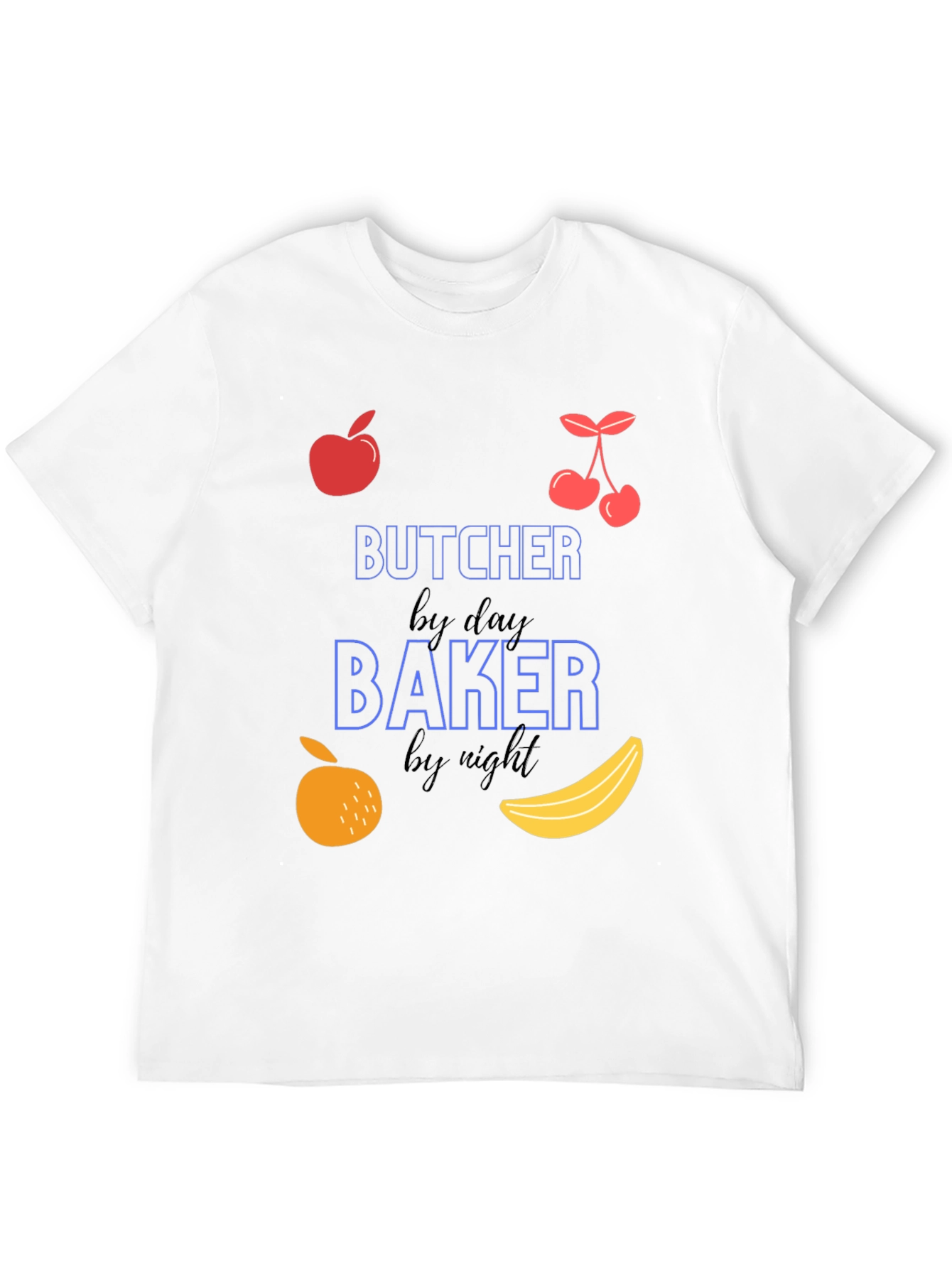 Black Butcher by Day Baker by Night Novelty T-Shirt view 12