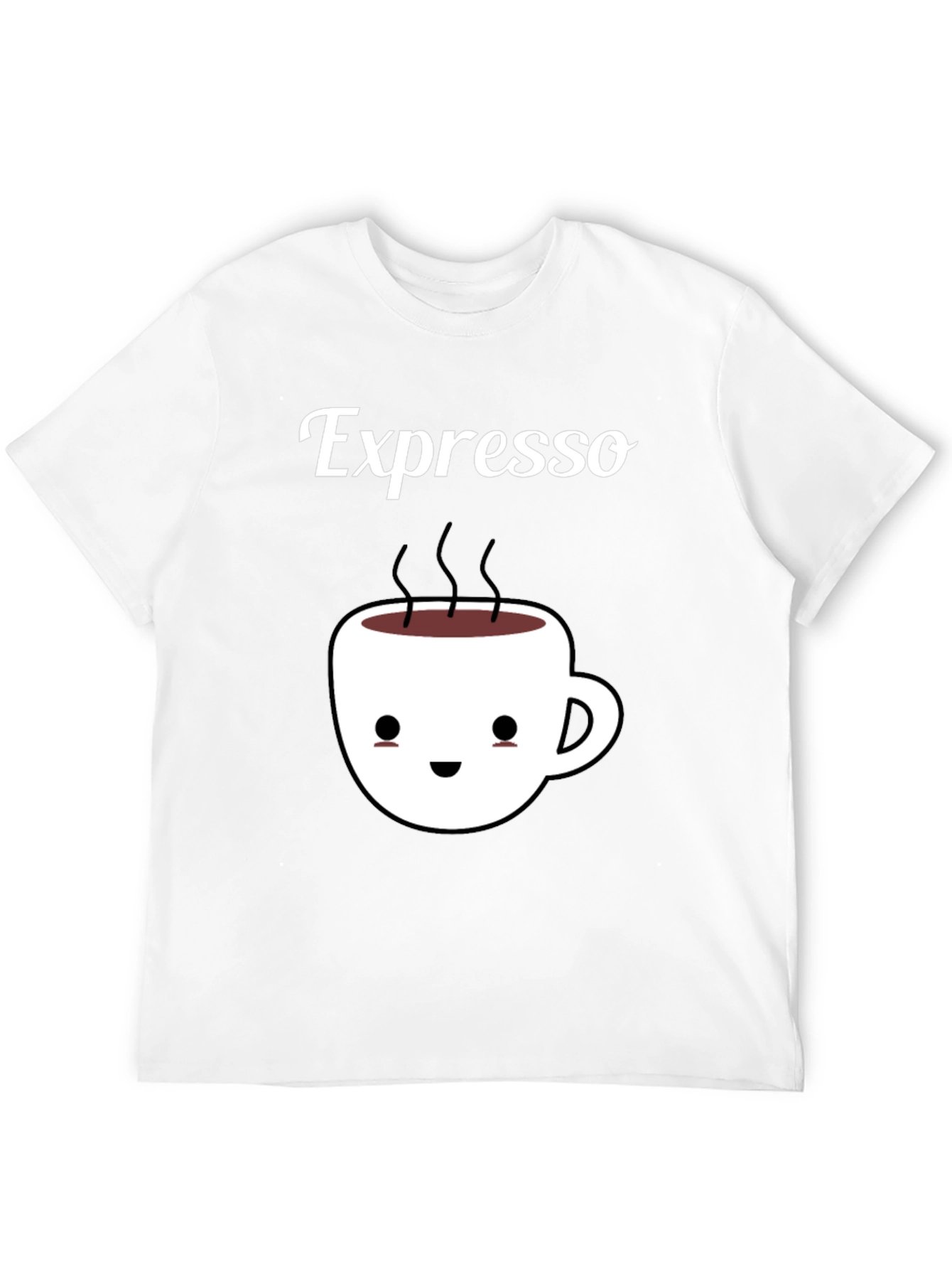 Black Espresso Kawaii Cup Black T-Shirt view 12