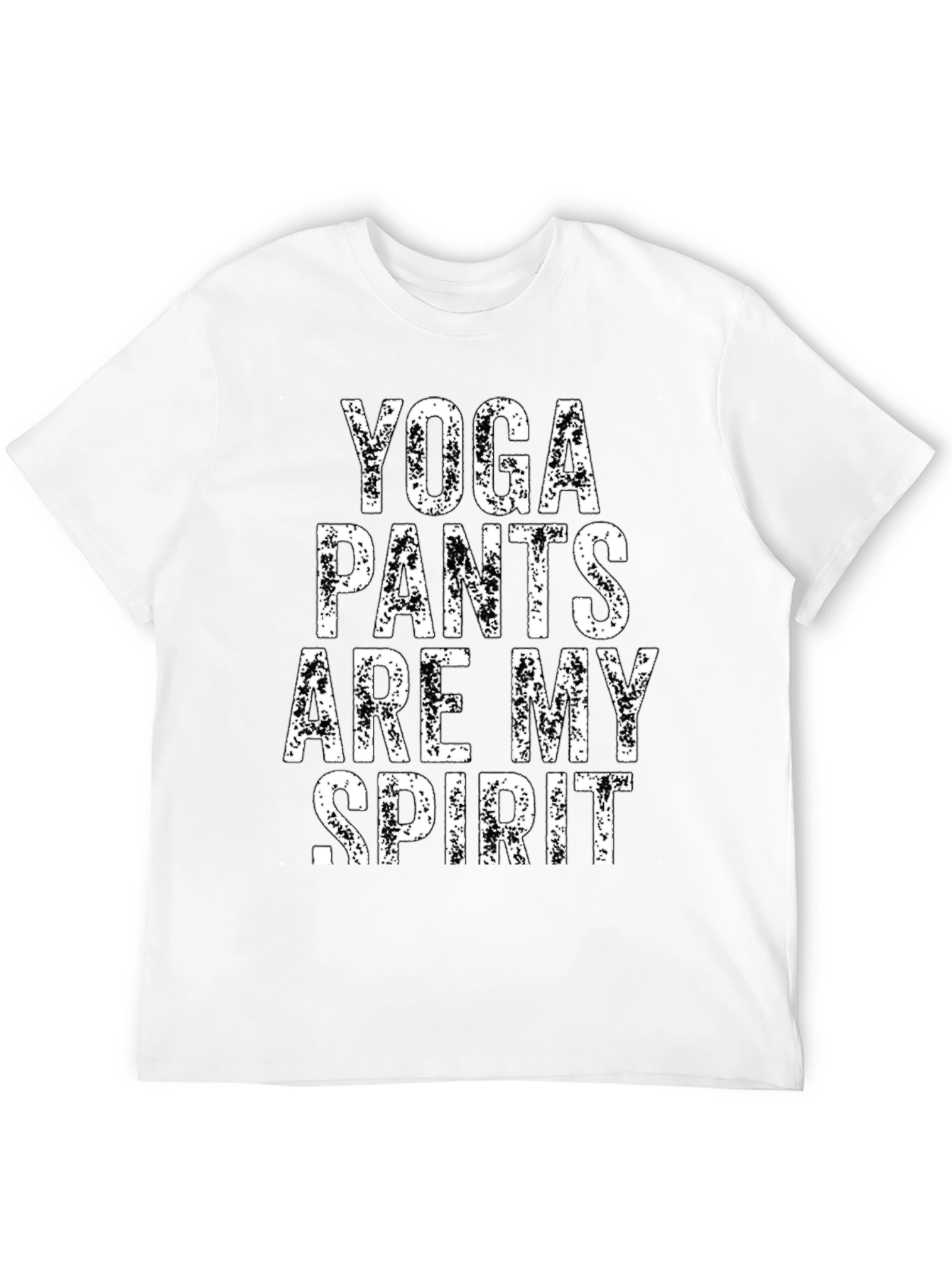 Black Yoga Pants are My Spirit Funny T-Shirt view 12