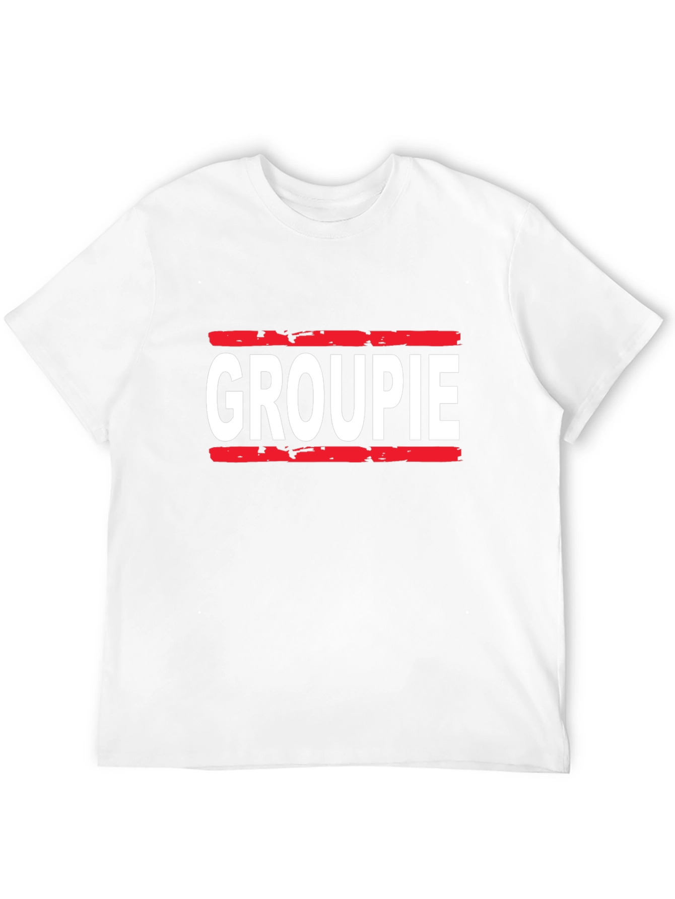 Black Groupie Graphic Tee - Black Cotton T-Shirt view 12