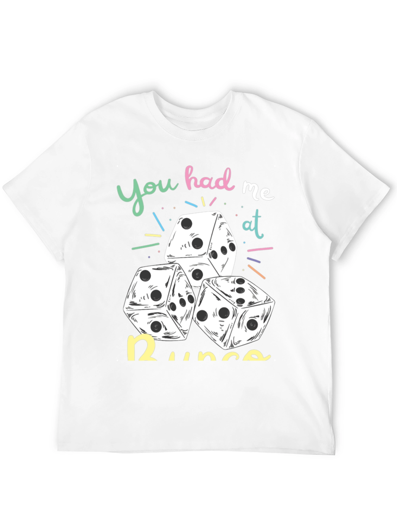 Black Dice Graphic Tee: You Had Me At Runs! view 12