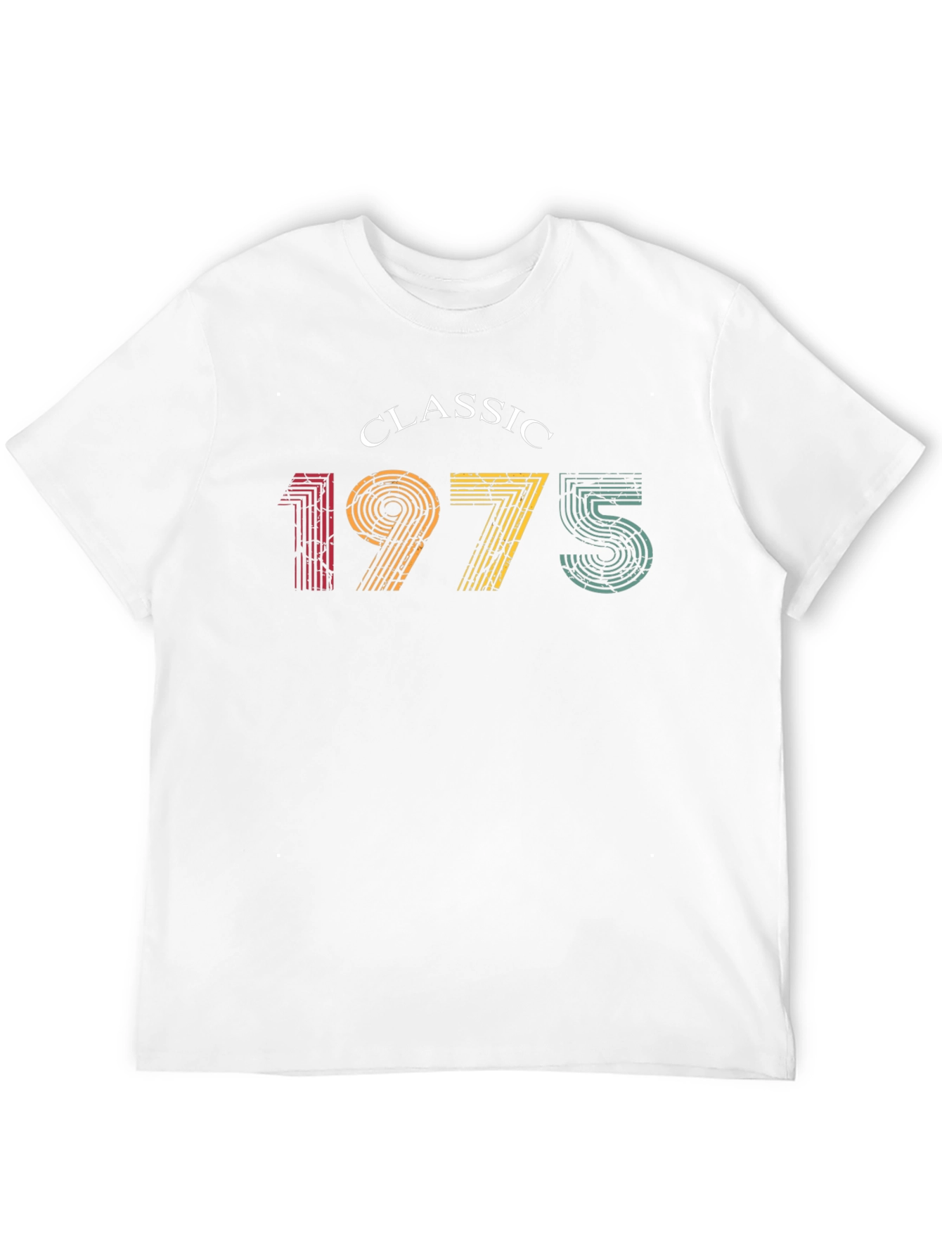 Black Classic 1975 Retro T-Shirt view 12