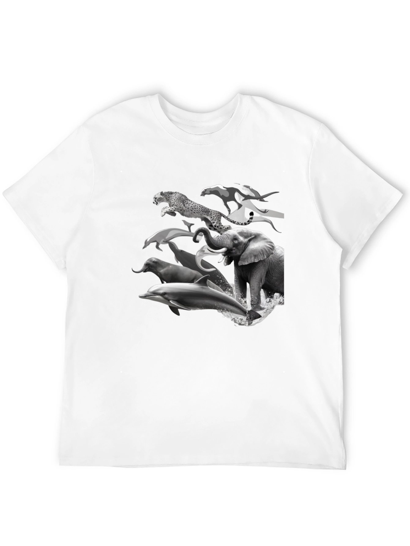 Black Animal Kingdom Black T-Shirt view 12