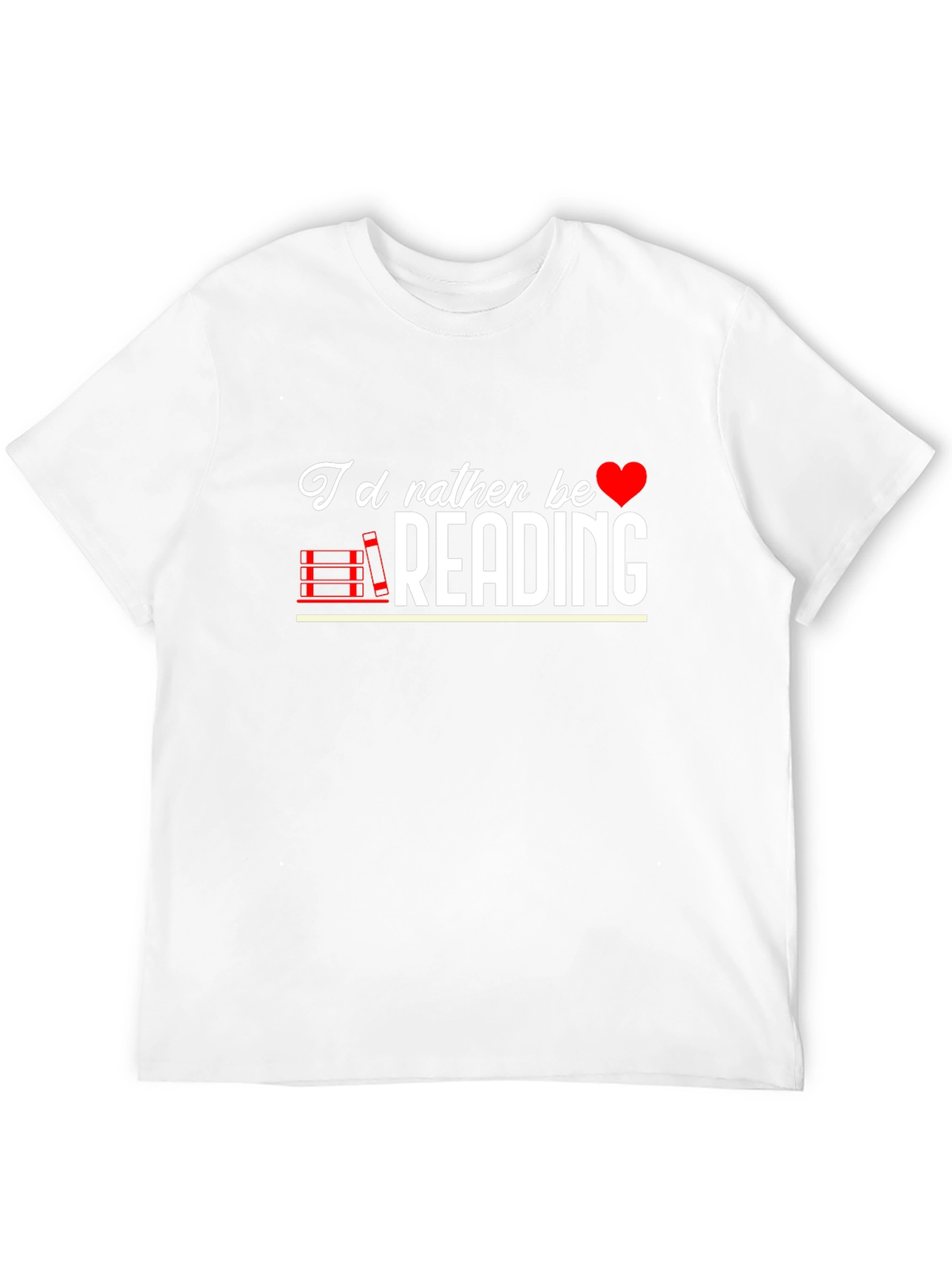 Black I'd Rather Be Reading Graphic Tee view 12