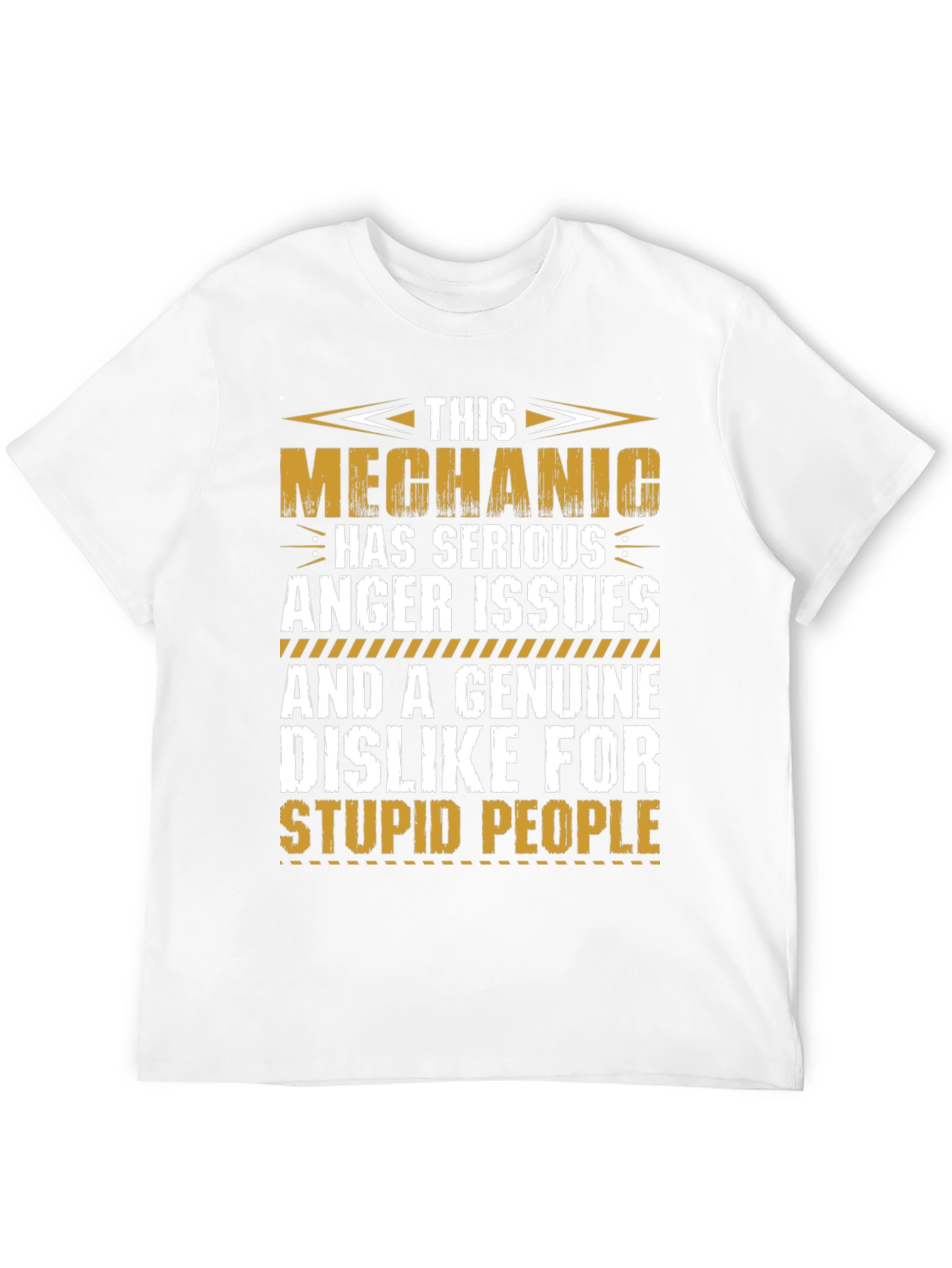 Black Mechanic Anger Issues Graphic Tee view 12