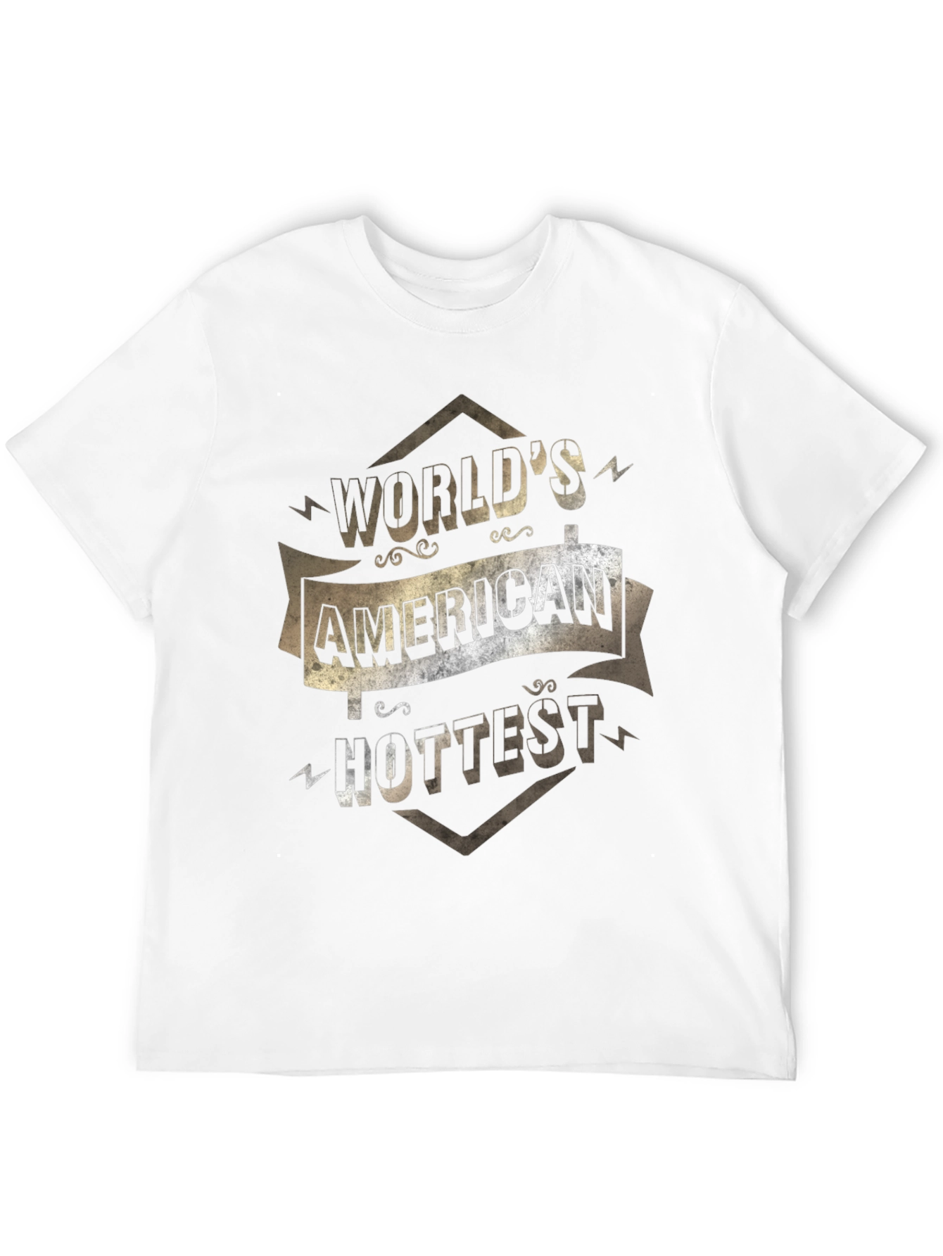 Black World's Hottest American T-Shirt view 12