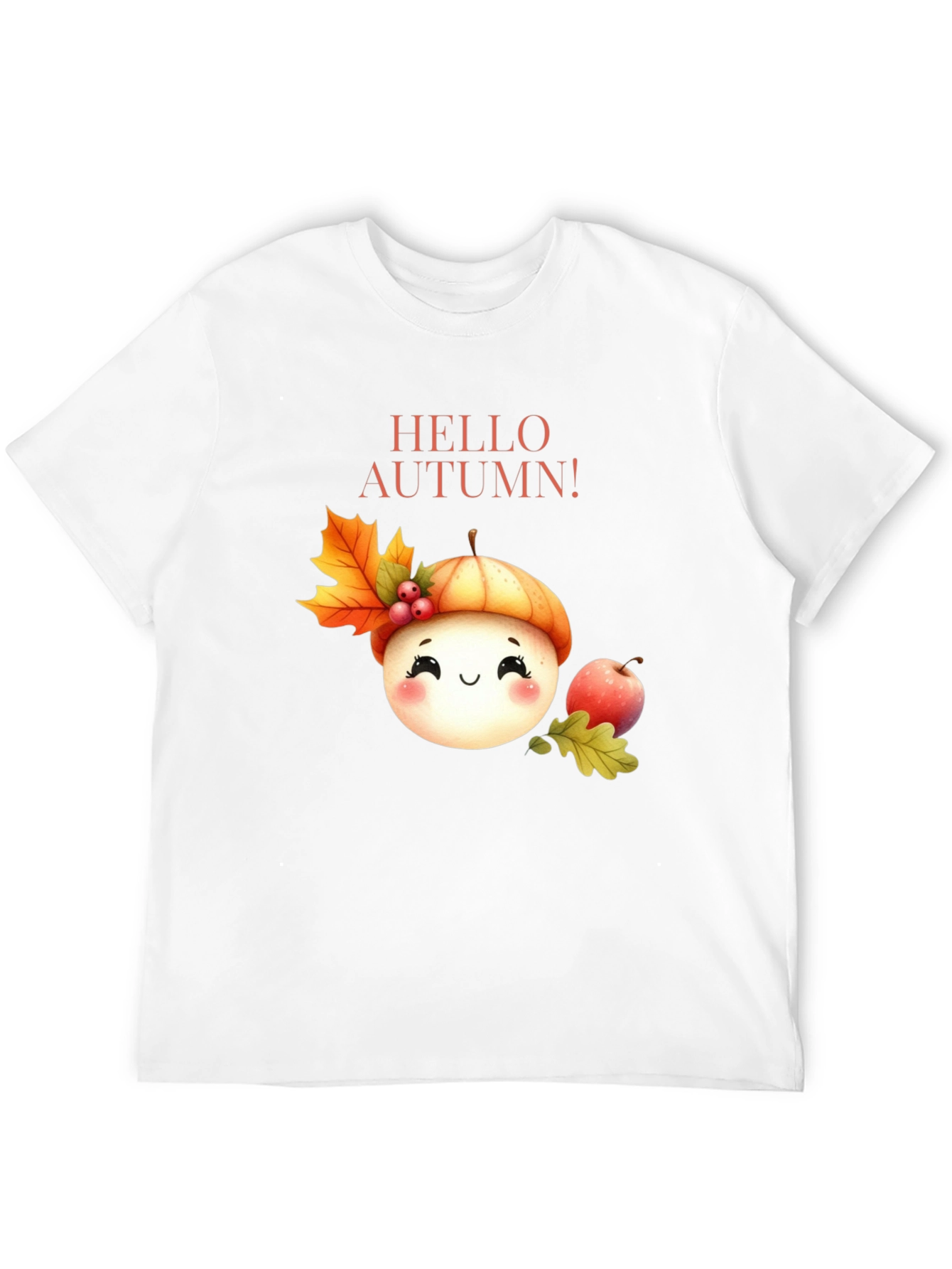 Black Hello Autumn Black T-Shirt view 12