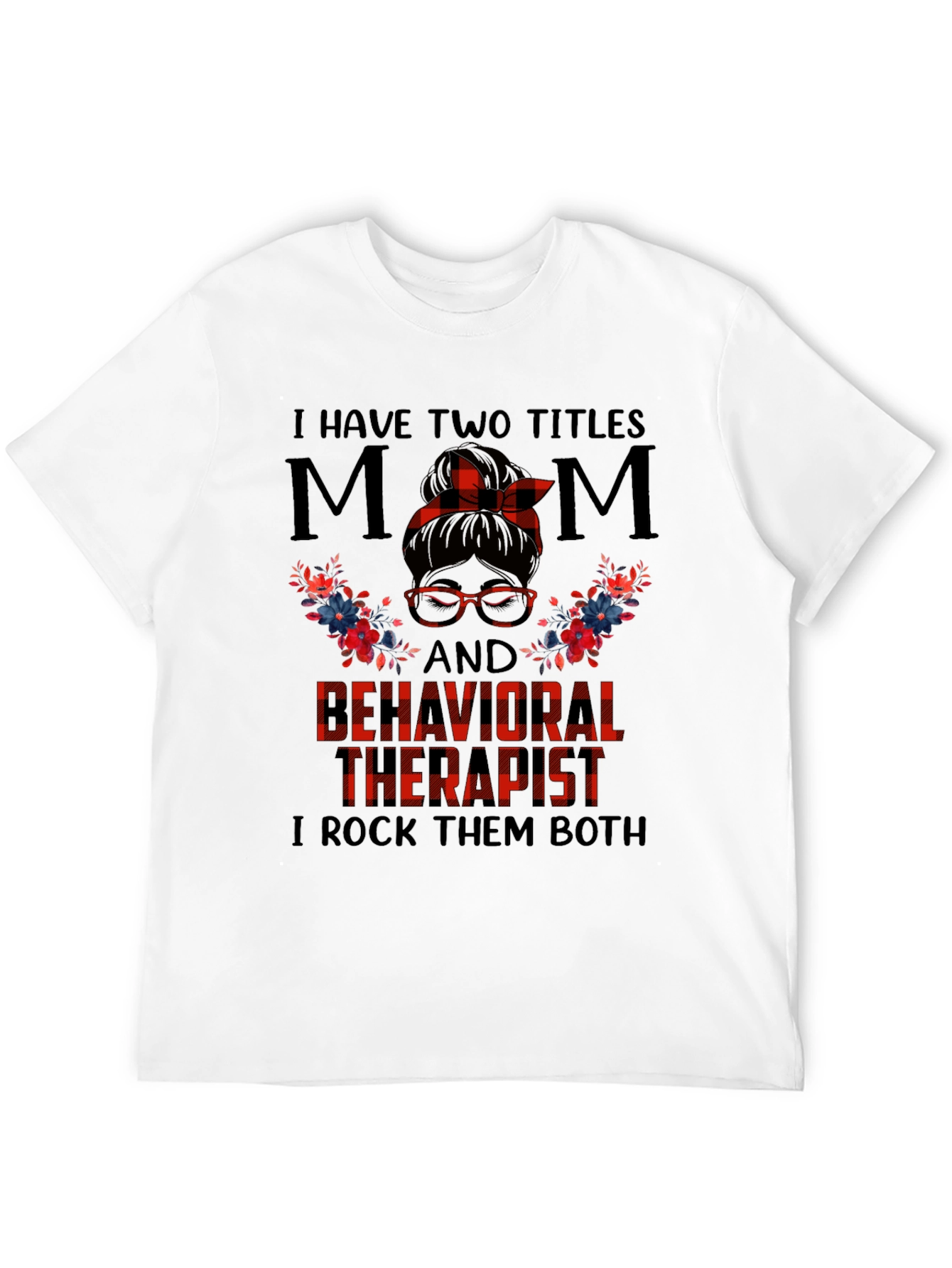 Black Mom and Therapist Graphic Tee view 12