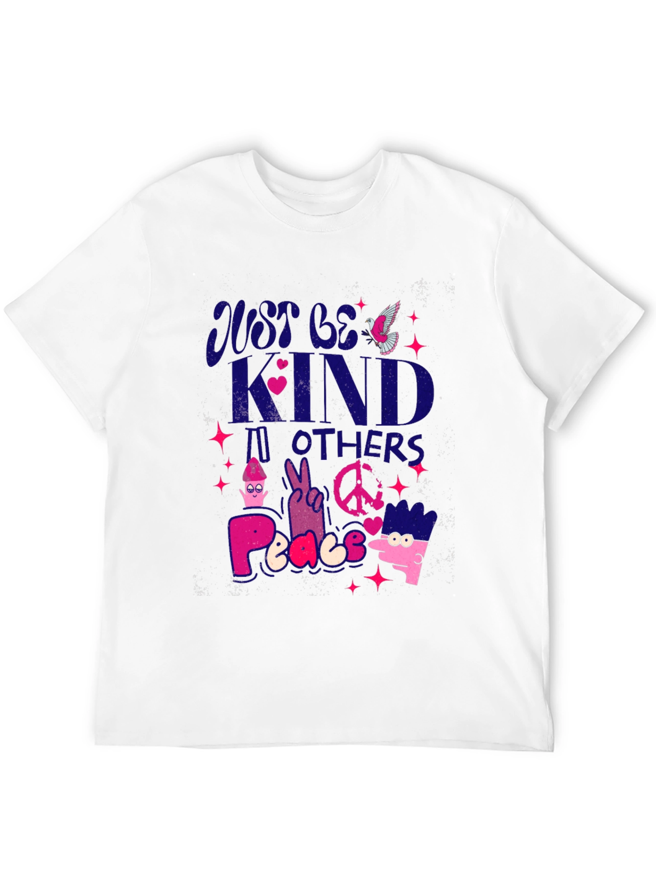 Black Just Be Kind to Others Graphic Tee view 12