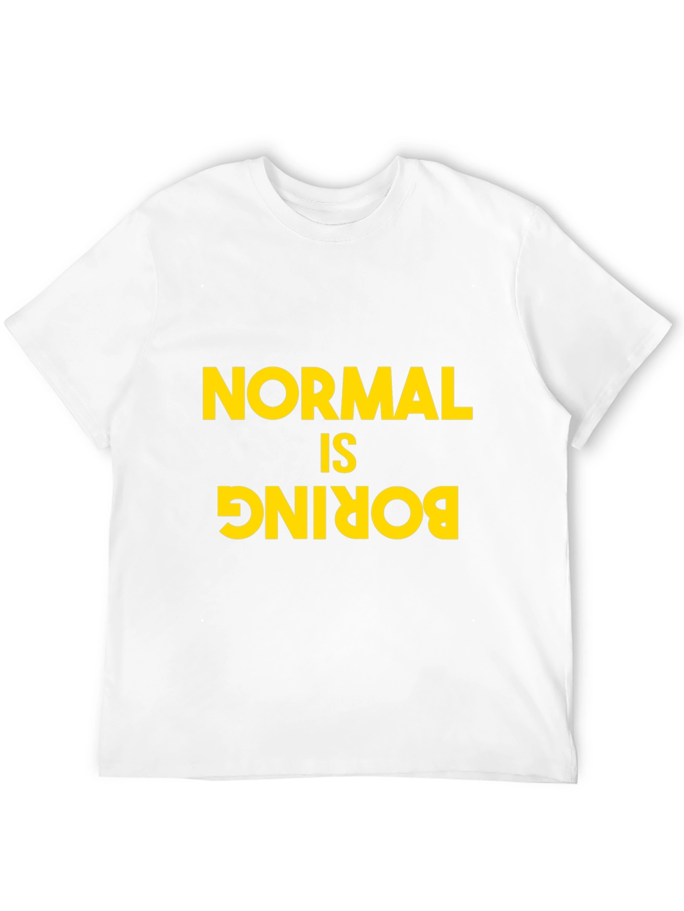 Black Normal is Boring Graphic Tee - Black view 12