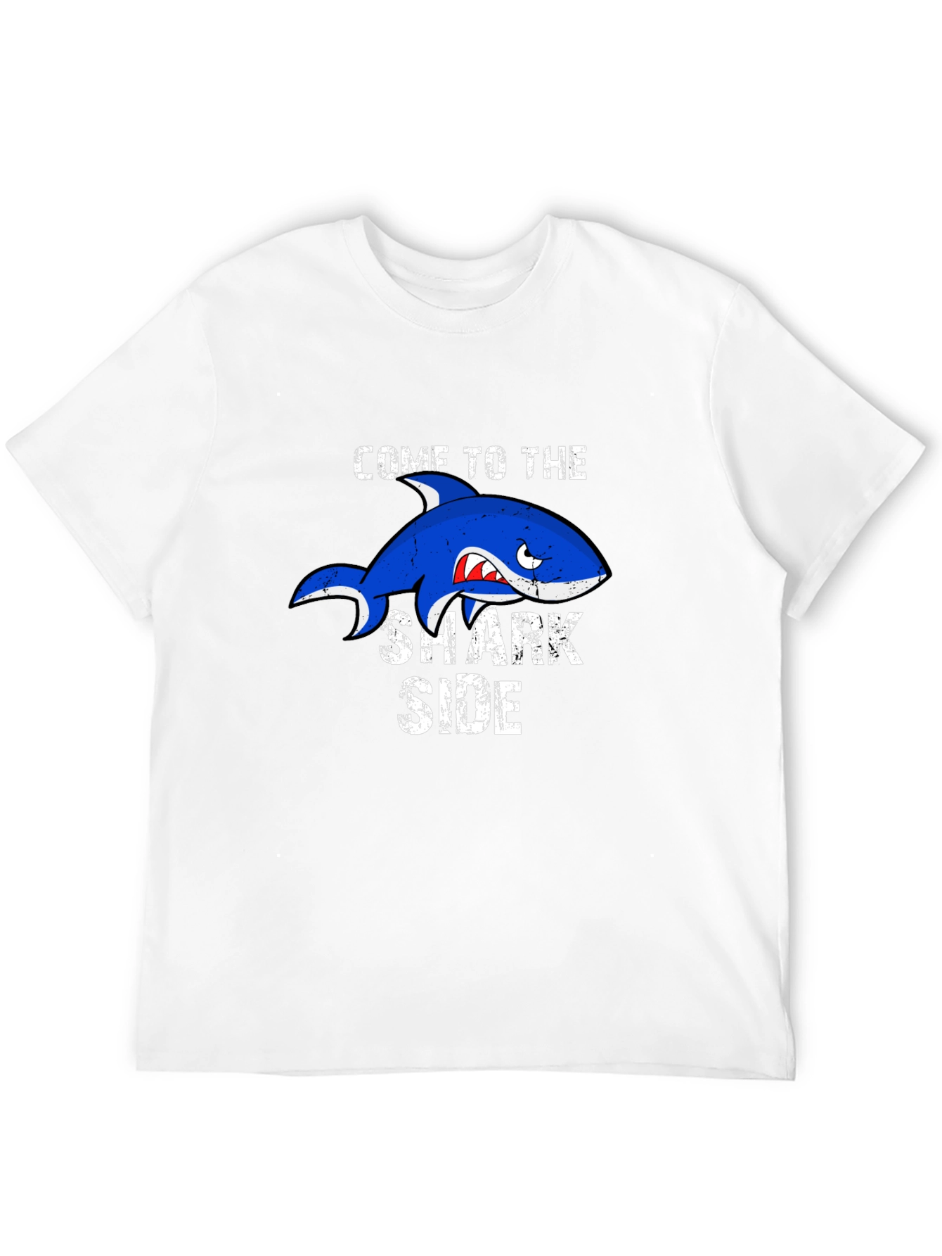 Black Come to the Shark Side Graphic T-Shirt view 12