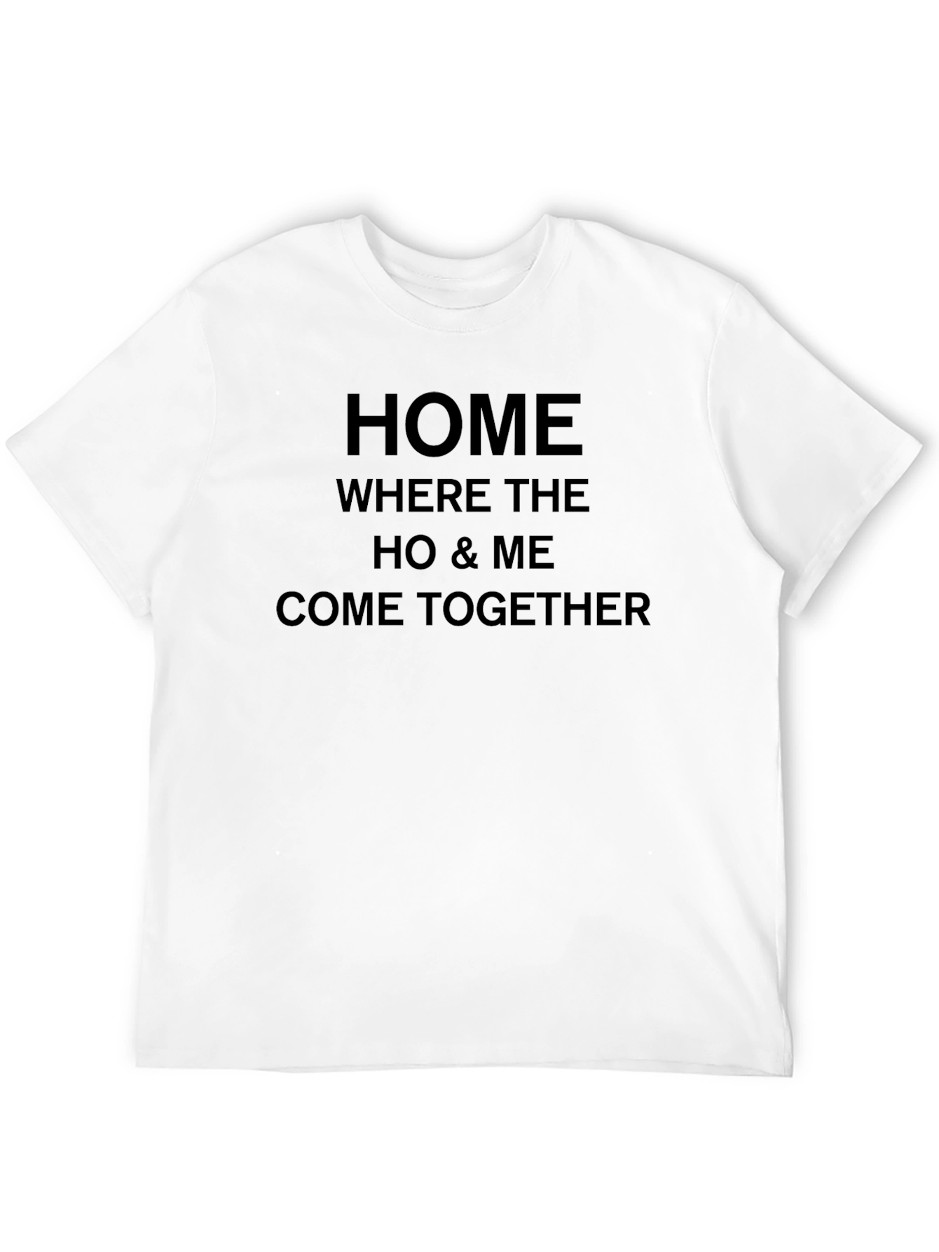 Black Humorous Home T-Shirt view 12