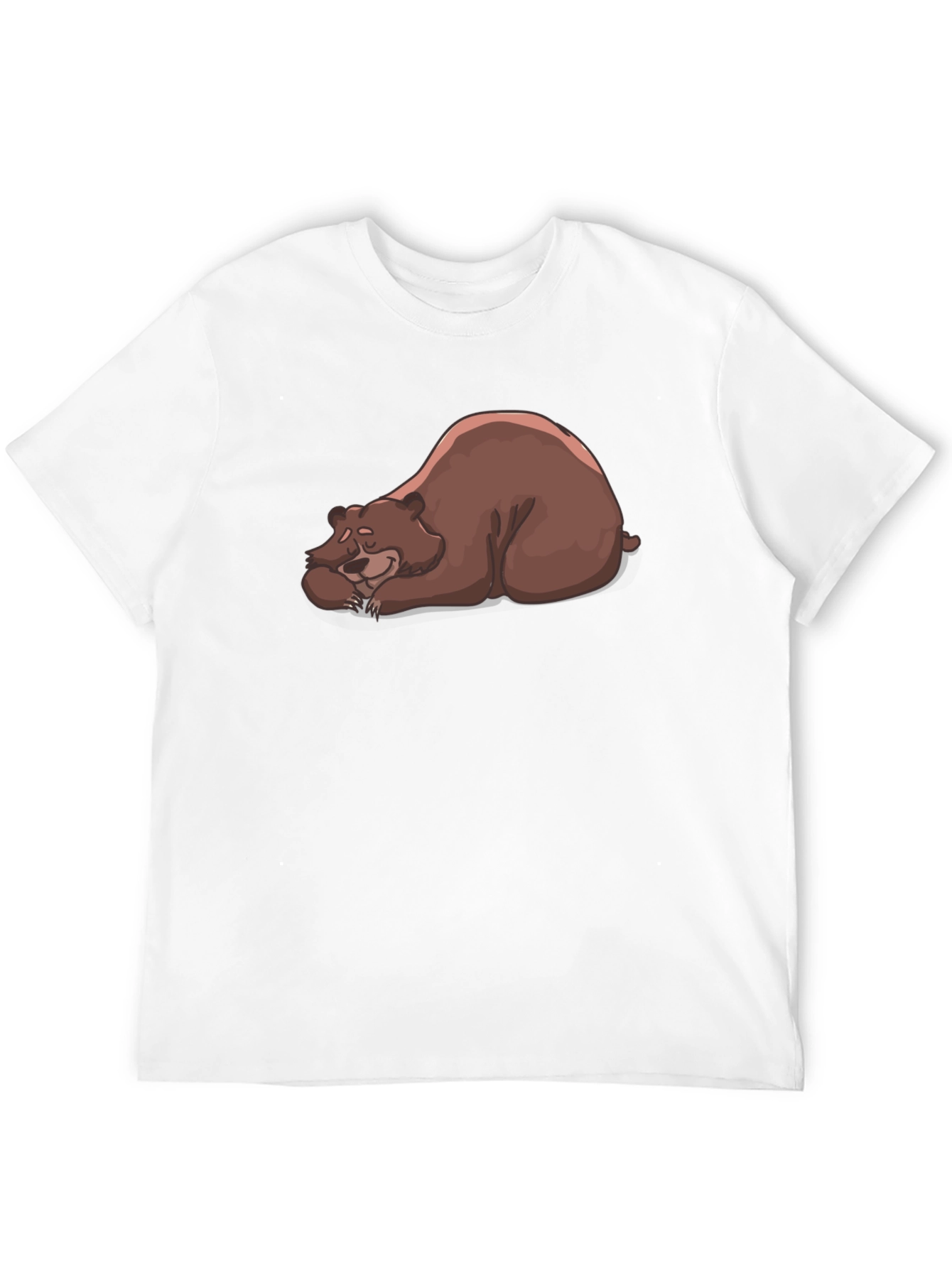 Black Sleeping Bear Graphic T-Shirt - Relaxed Fit view 12