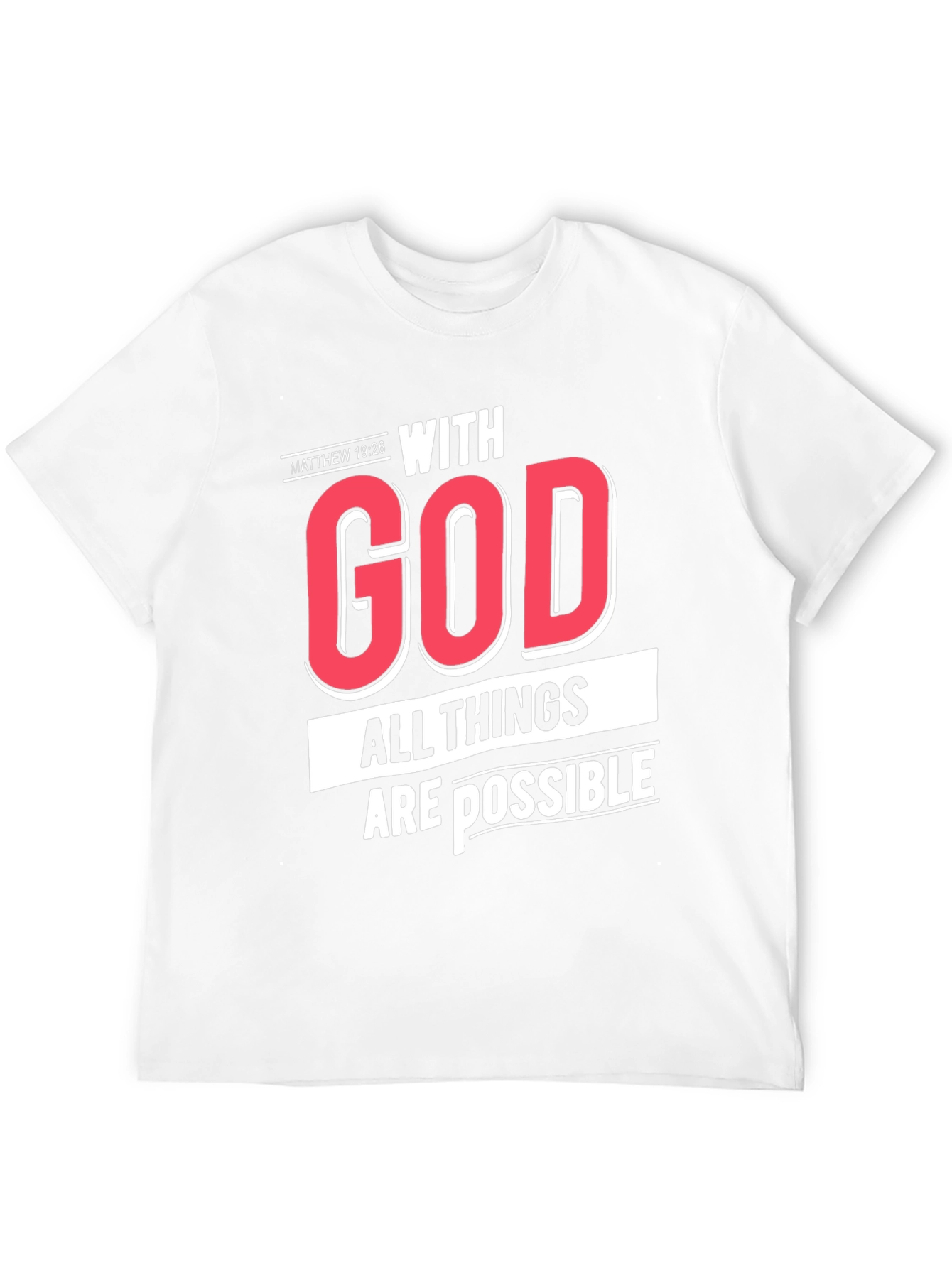 Black With God All Things Are Possible T-Shirt view 12