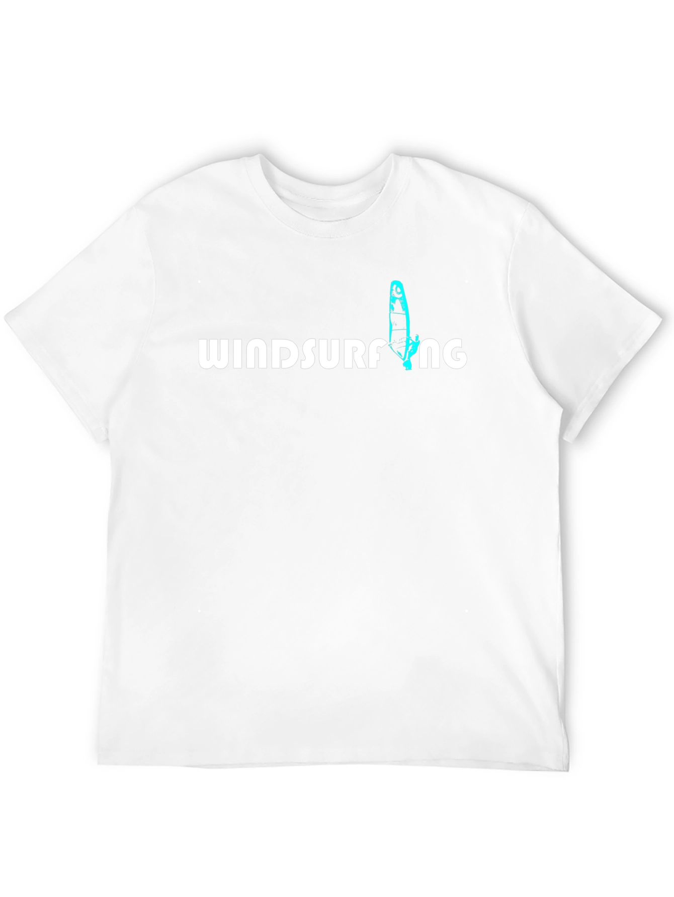 Black Windsurfing Graphic Tee - Black Casual Shirt view 12
