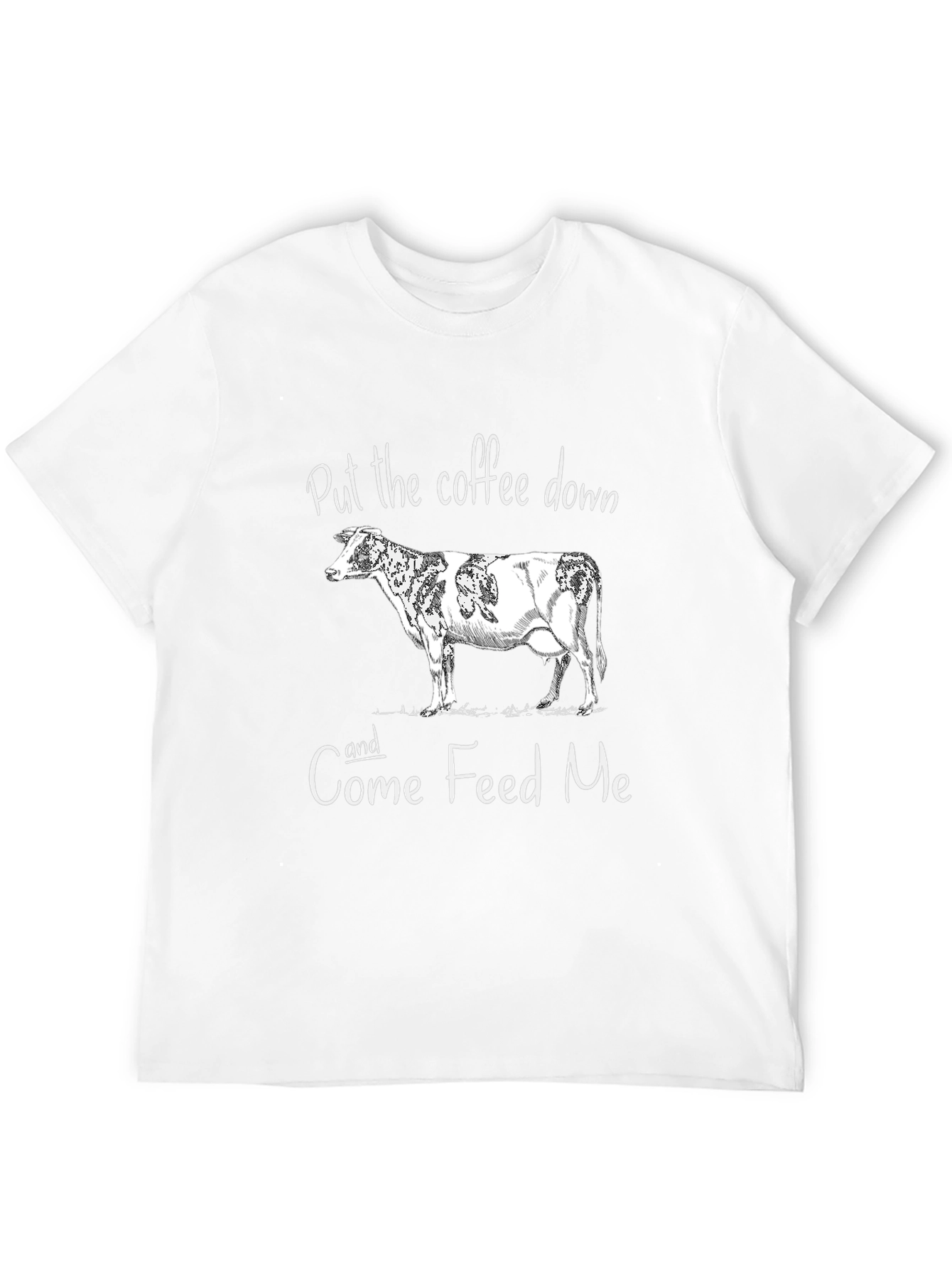 Black Cow T-Shirt - Put the Coffee Down view 12