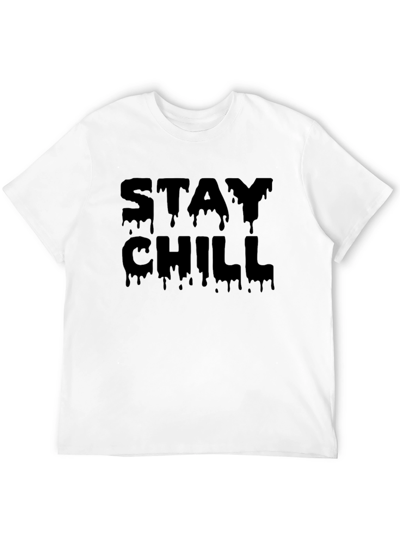 Black Stay Chill Graphic T-Shirt - Relaxed Fit view 12