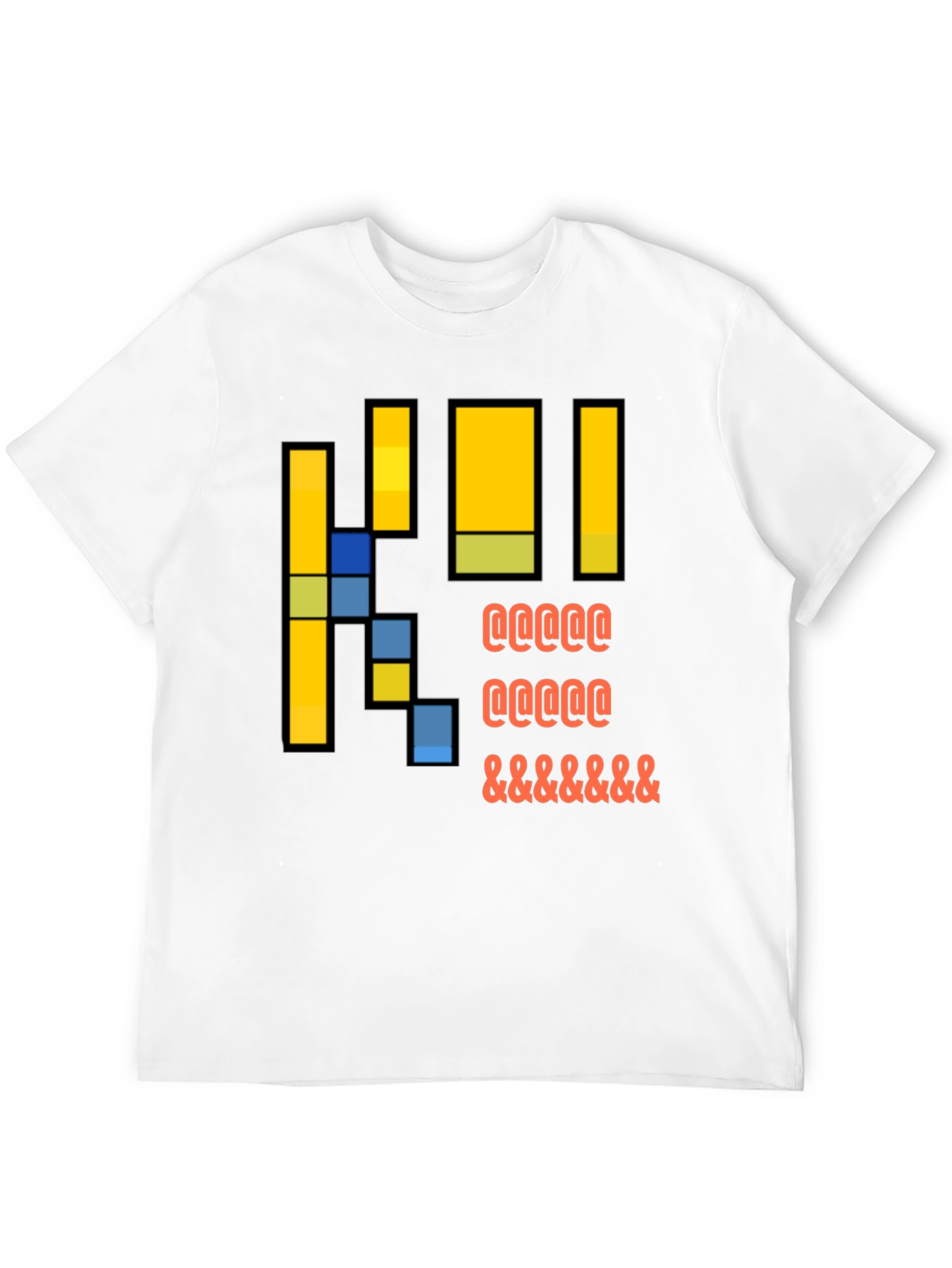 Black Pixel Art Graphic T-Shirt - Casual Black Tee view 12