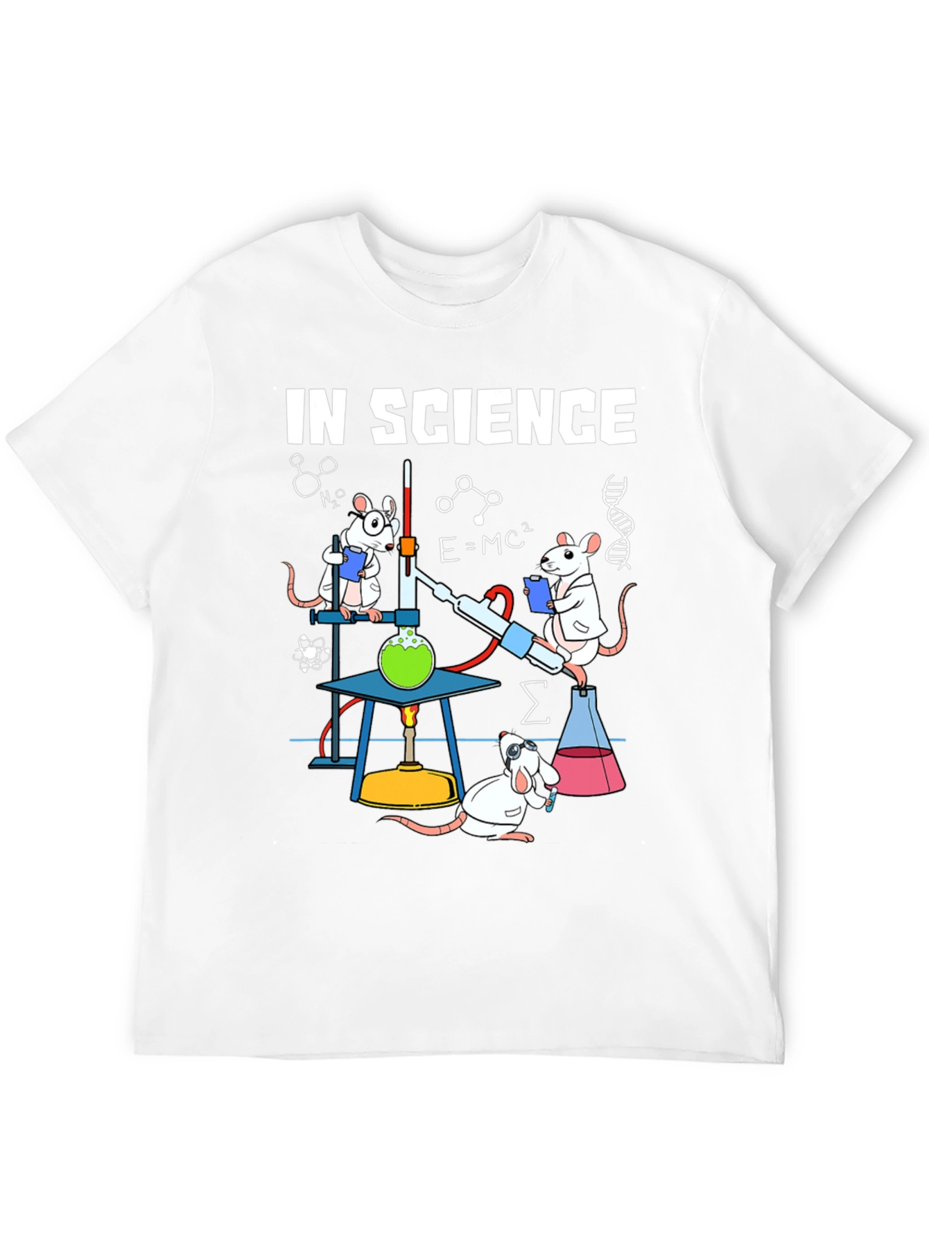 Black Science Rat T-Shirt - Black Cotton Blend Tee view 12