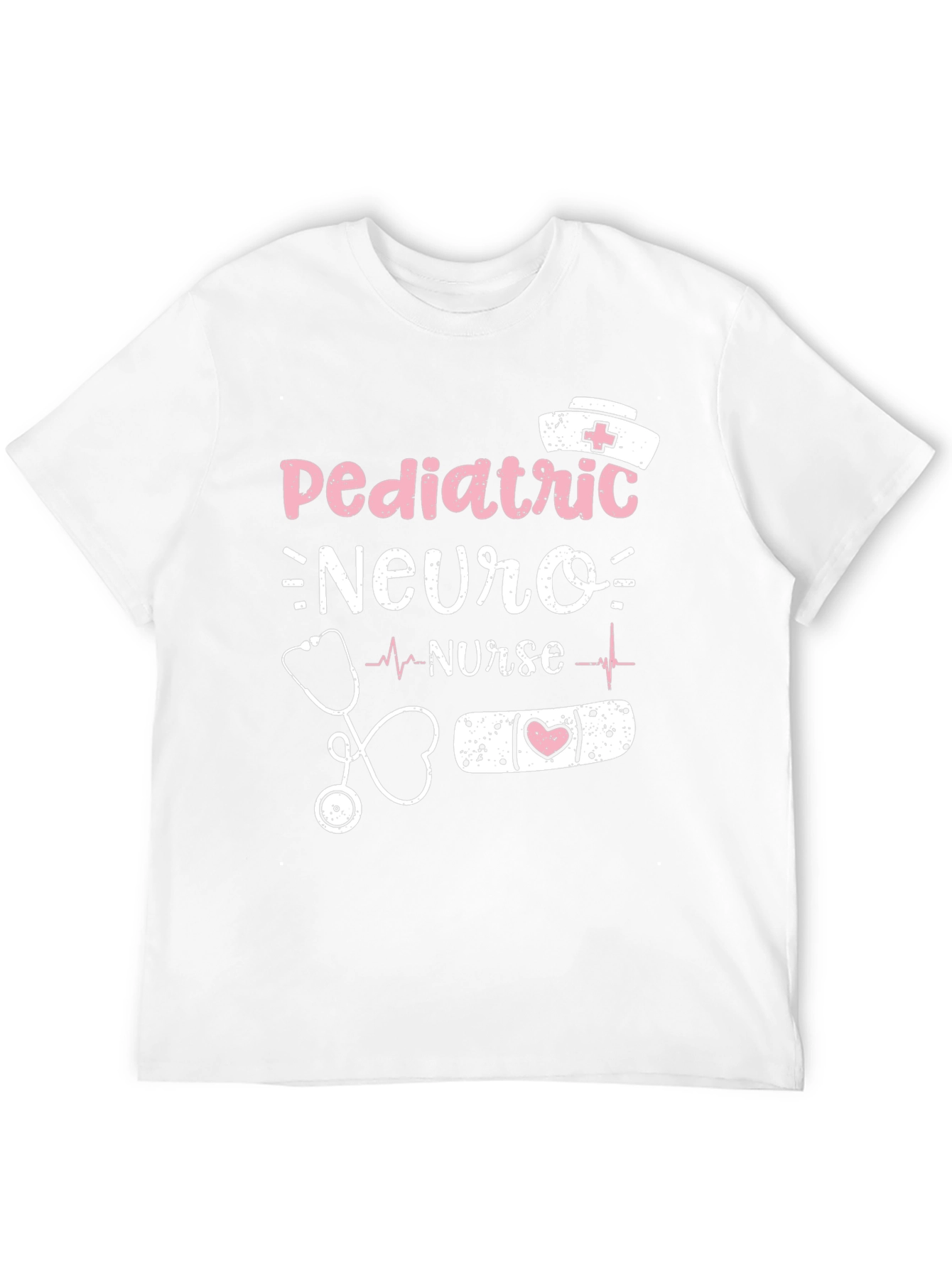 Black Pediatric Neuro Nurse T-Shirt - Medical Apparel view 12
