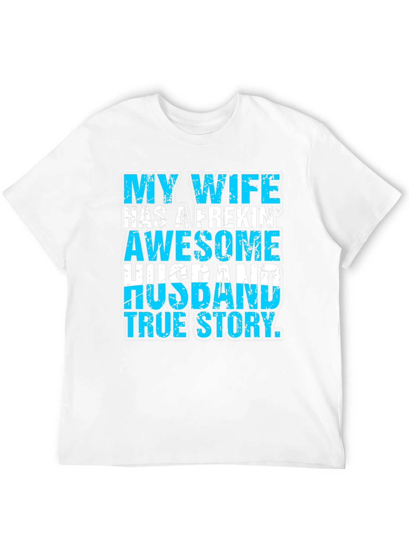 Black My Wife Awesome Husband T-Shirt Funny Graphic Tee view 12