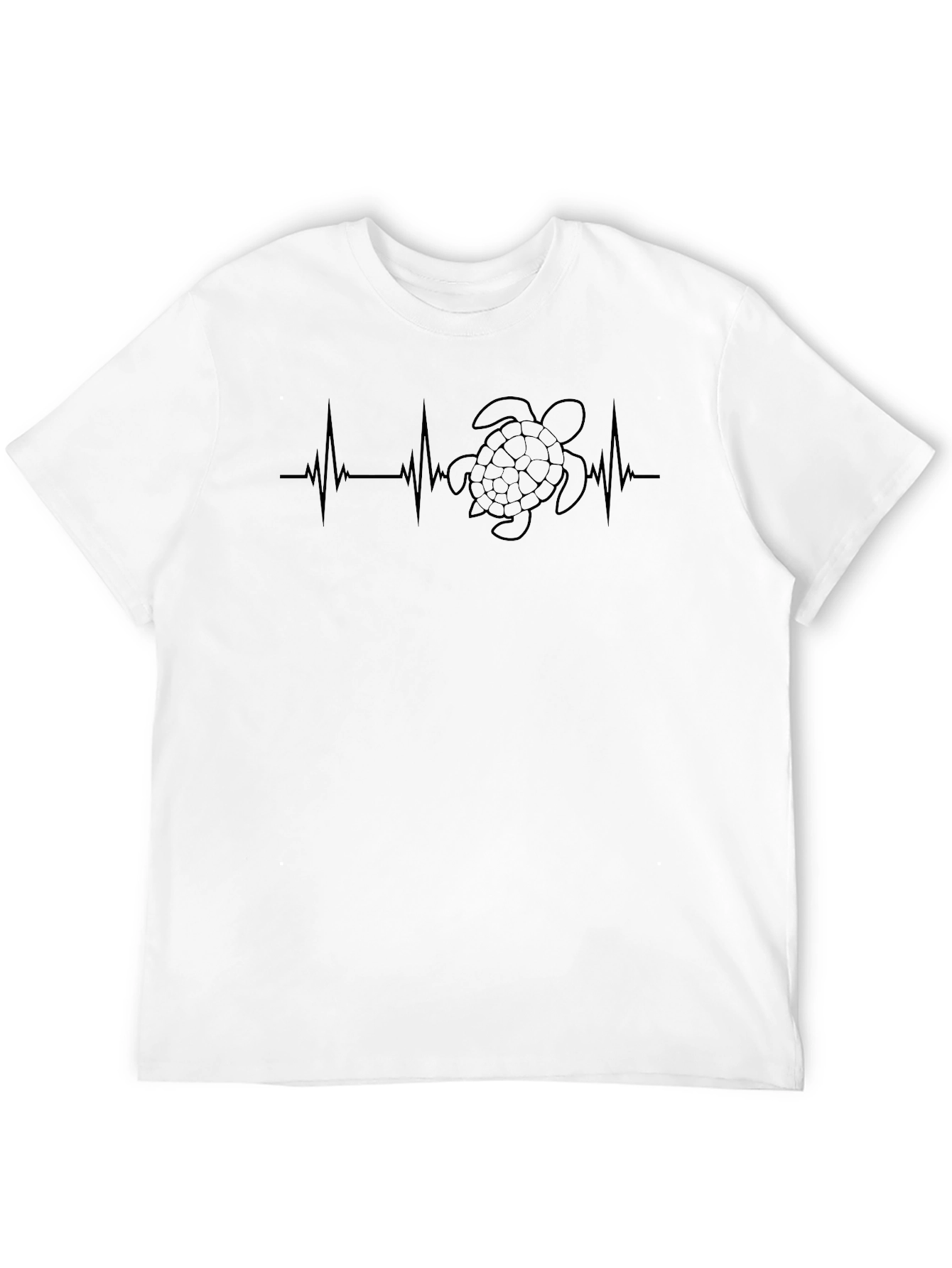 Black Turtle Heartbeat T-Shirt view 12