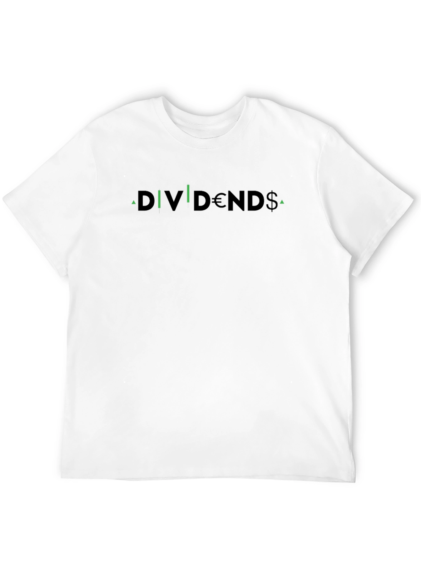 Black Dividends Graphic Tee - Investor's Black T-Shirt view 12