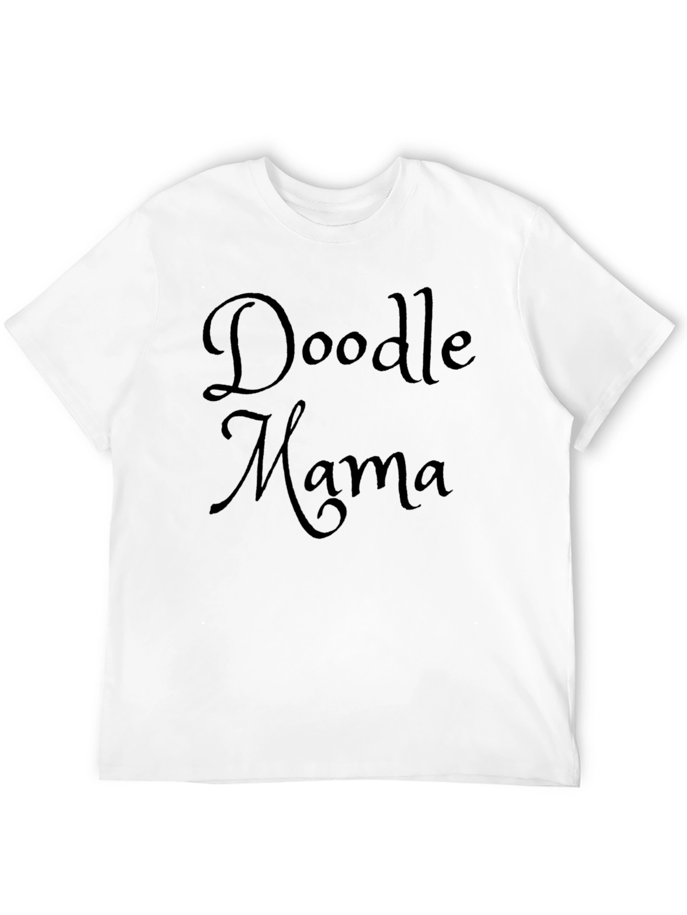 Black Doodle Mama Black Graphic T-Shirt view 12