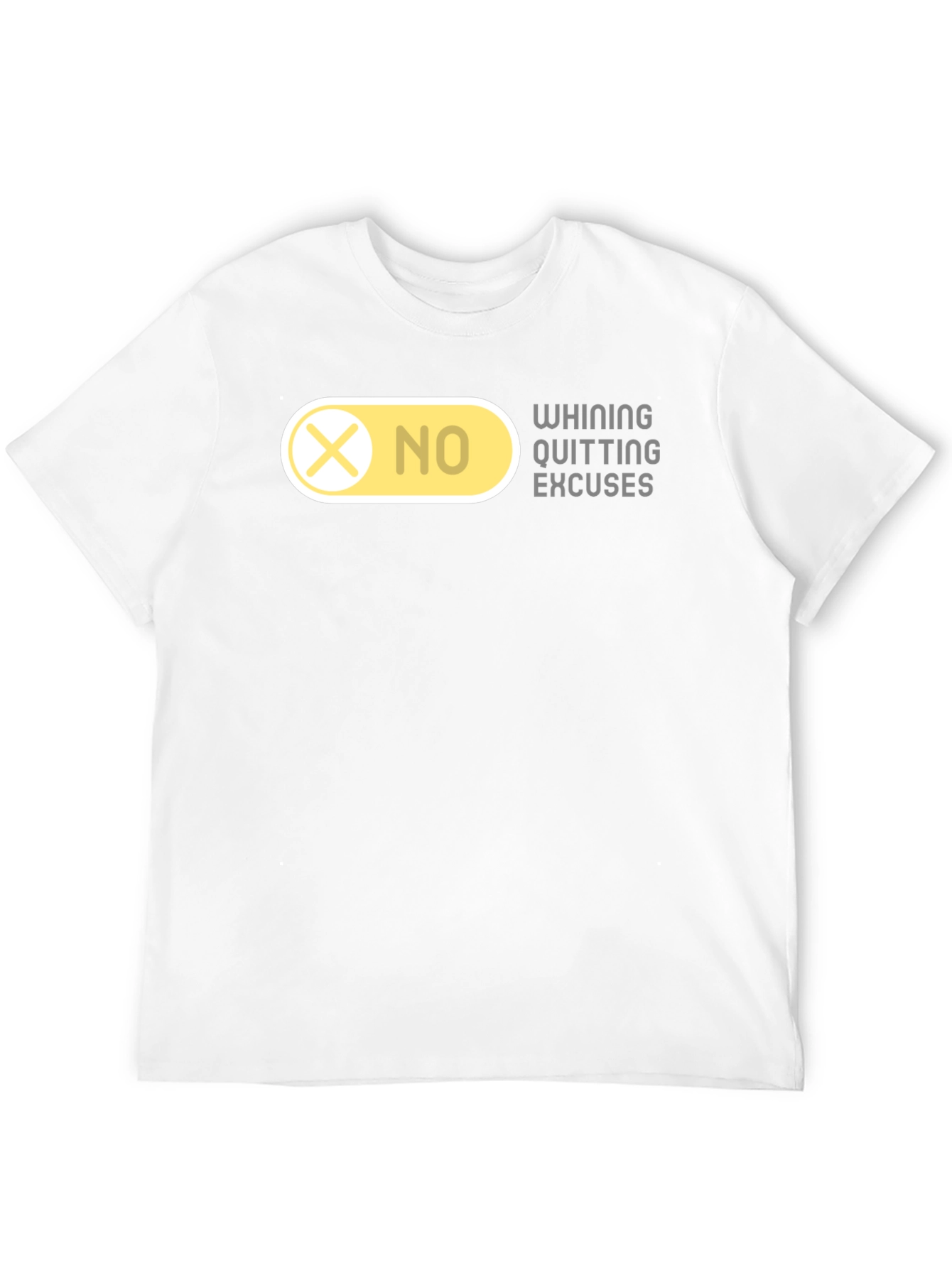 Black No Excuses Graphic T-Shirt - Motivational Tee view 12