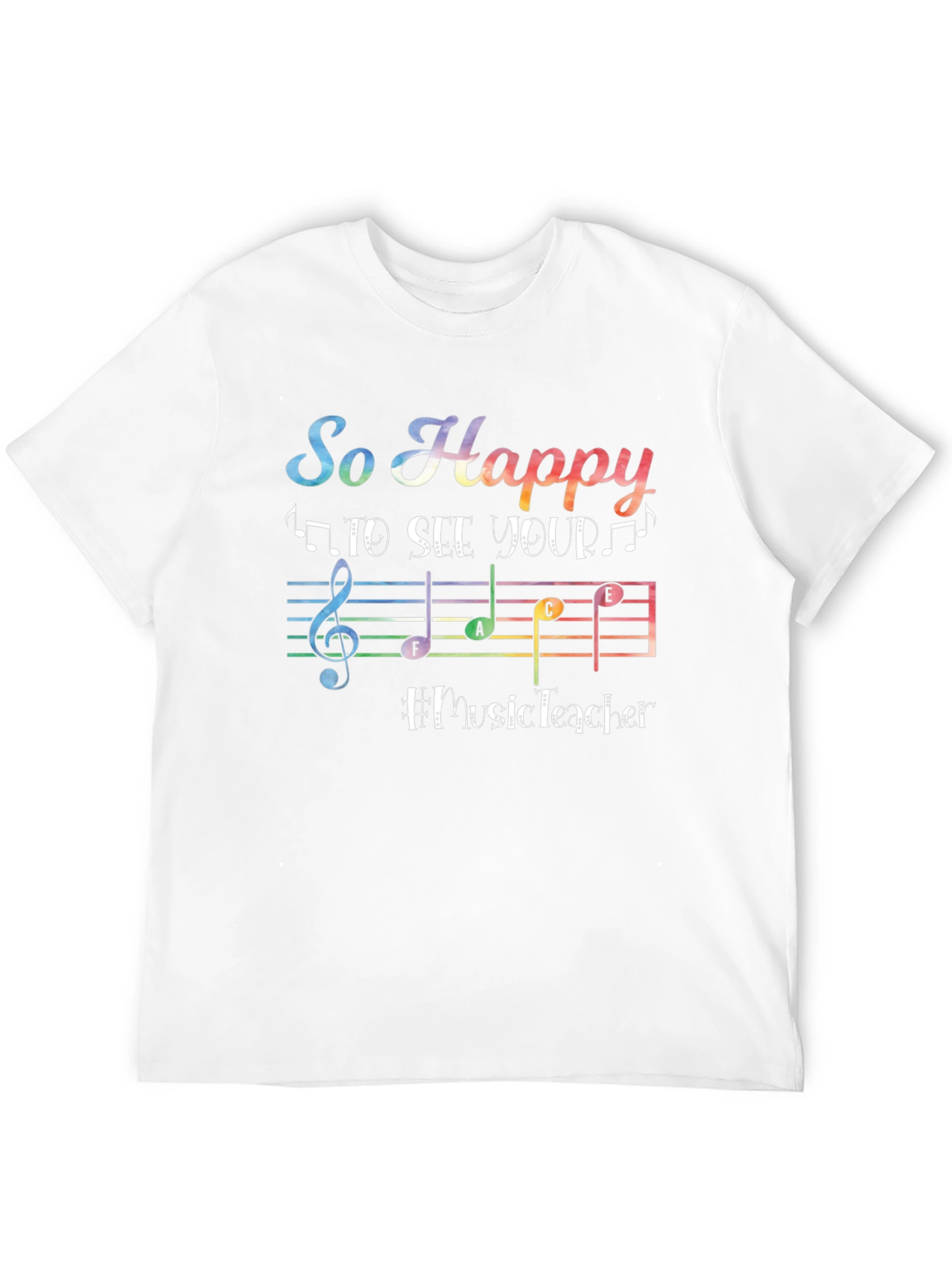Black So Happy to See Your Music Teacher T-Shirt view 12